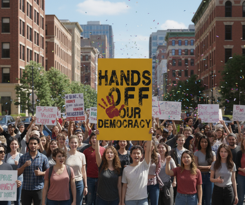 Political Activist Yard Sign - Anti Trump, Save Democracy, Rights Activists, Resist, Protest Sign, Political Statement, Outdoor Decoration,