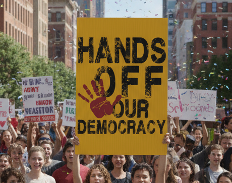 Political Activist Yard Sign - Anti Trump, Save Democracy, Rights Activists, Resist, Protest Sign, Political Statement, Outdoor Decoration,