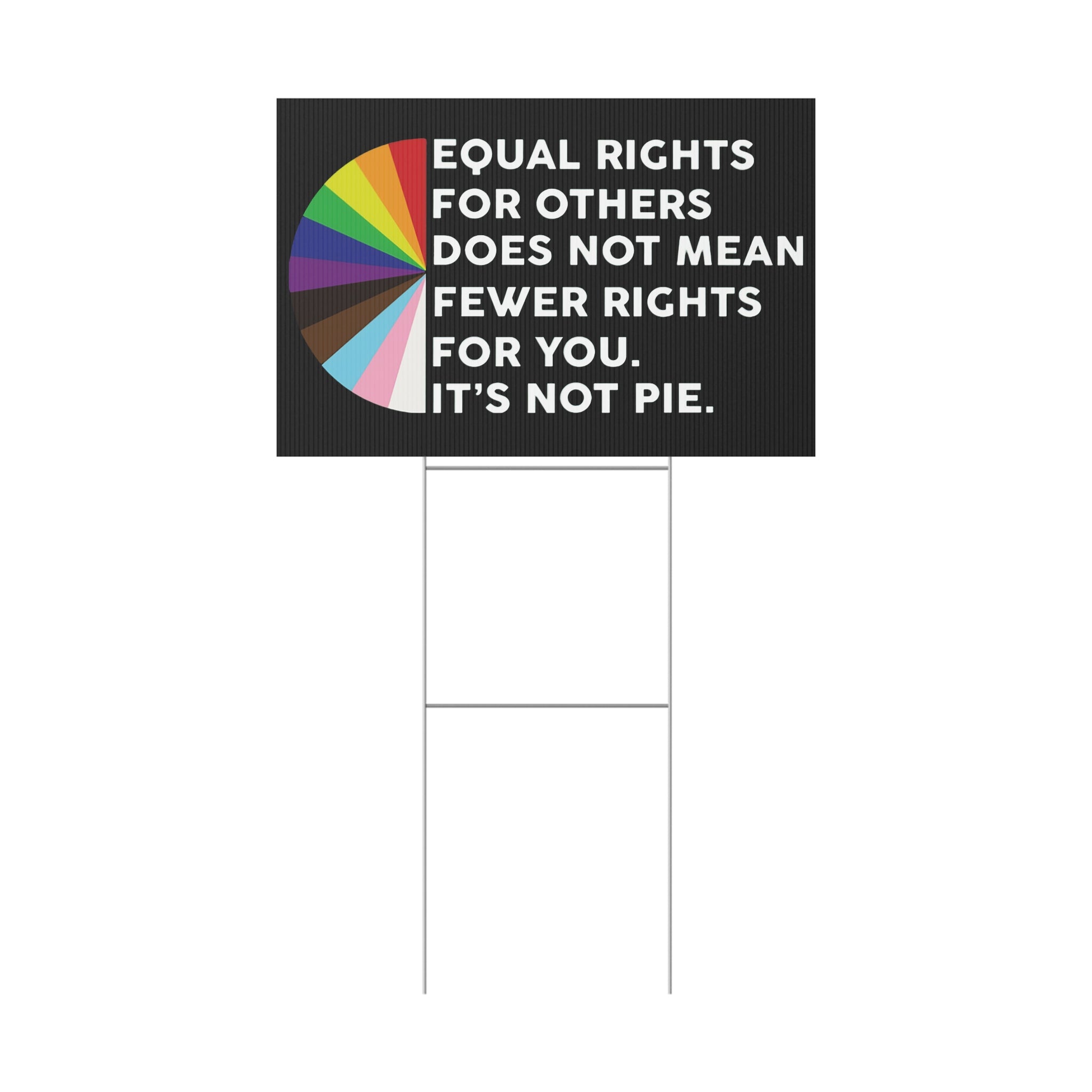 Equality Plastic Yard Sign, Human Rights Activists Protester Protest Art Outdoor Lawn Decor, Social Justice Signage, Activist Movement