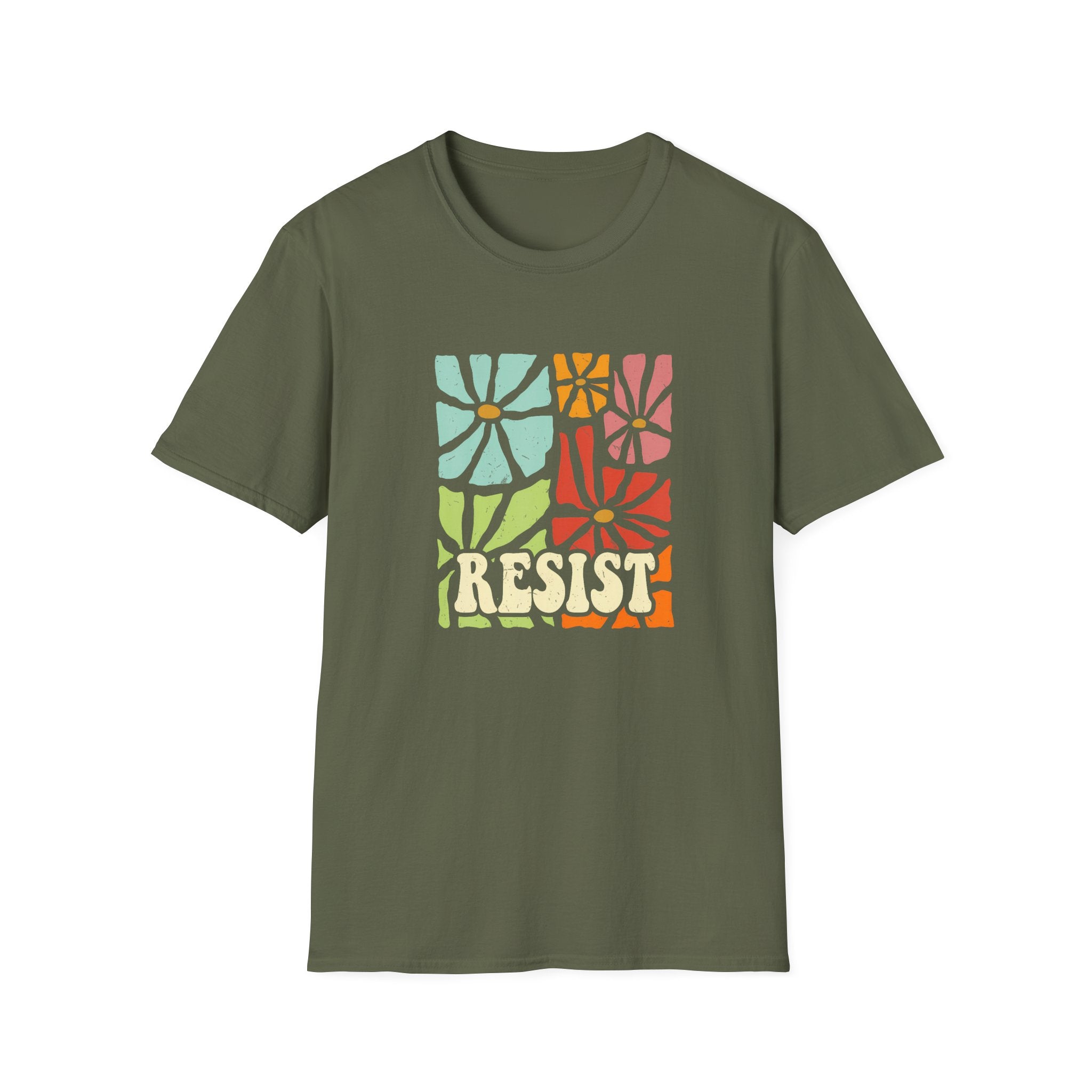 Anti Trump Resist Political Activist Tee, Resistance Shirt, No Kings Protest Apparel, Rights Advocate Top, Anti Trump Unisex Softstyle T-Shirt