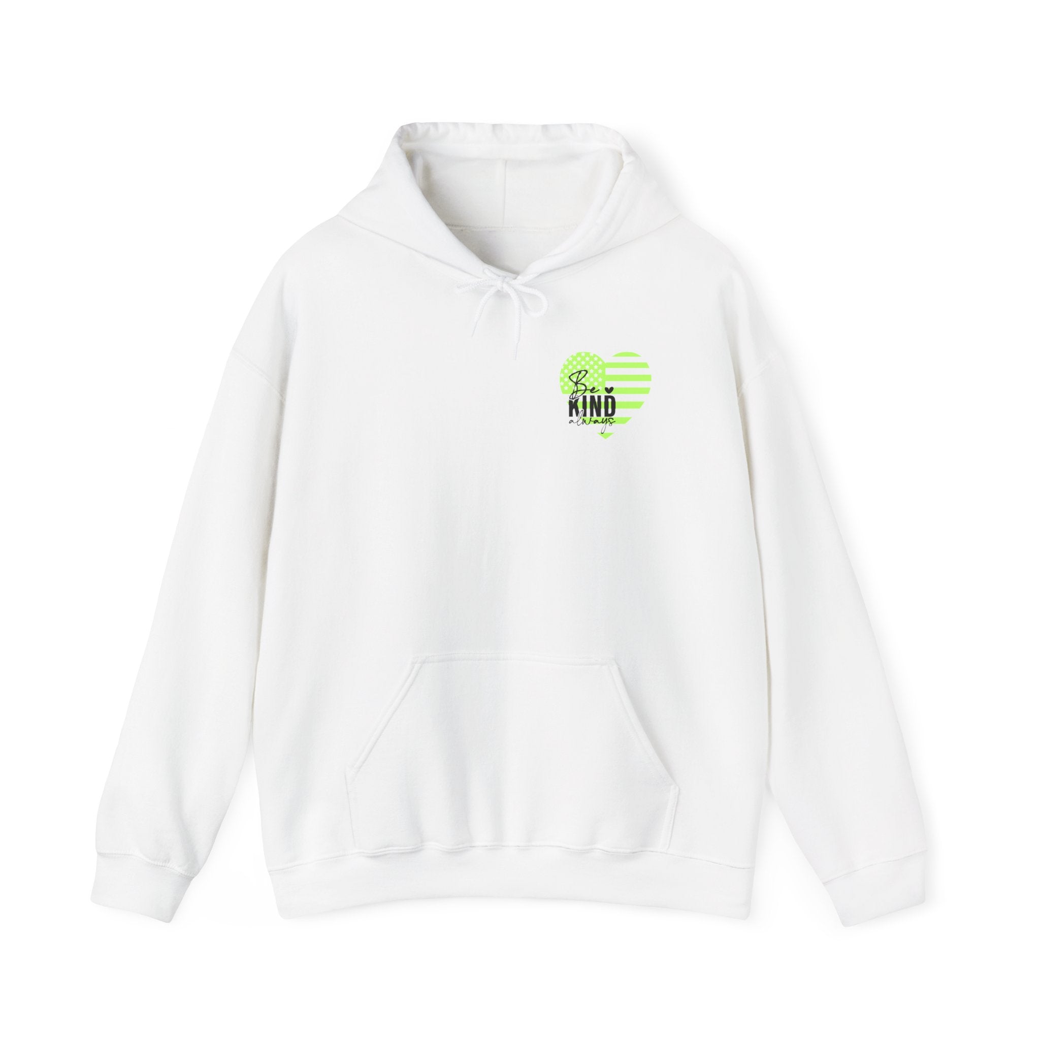 Be Kind Always Inspirational Hoodie, Bright Colors, Unisex Sweatshirt, Positive Quote Long Sleeve, Gift for Men Women Teens, Cozy Jumper,