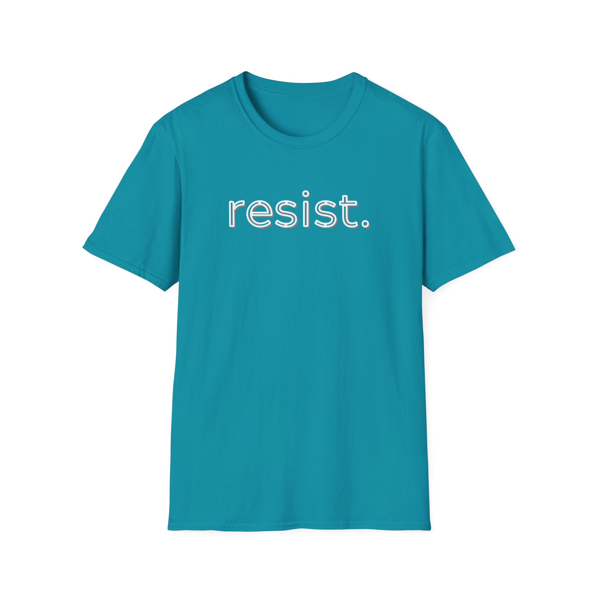Political Activist Resistance Unisex Softstyle T-Shirt, Anti Trump Protest Tee, Activism Shirt, Resist Movement Top, Liberal Apparel