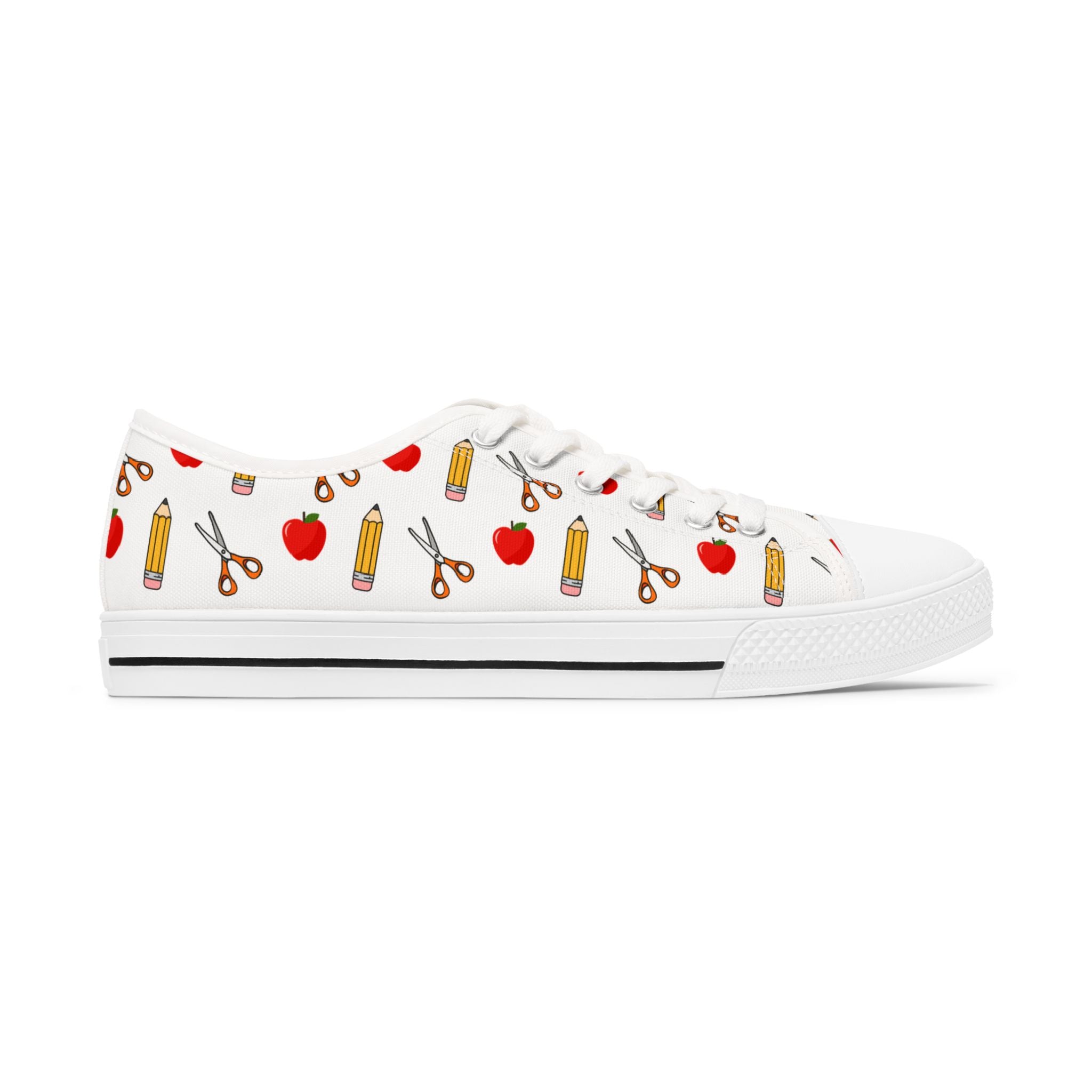 Creative Classroom Sneakers, Teacher Gifts, Art Supplies Design, Women's Casual Shoes, Perfect for Back to School and Teacher Appreciation