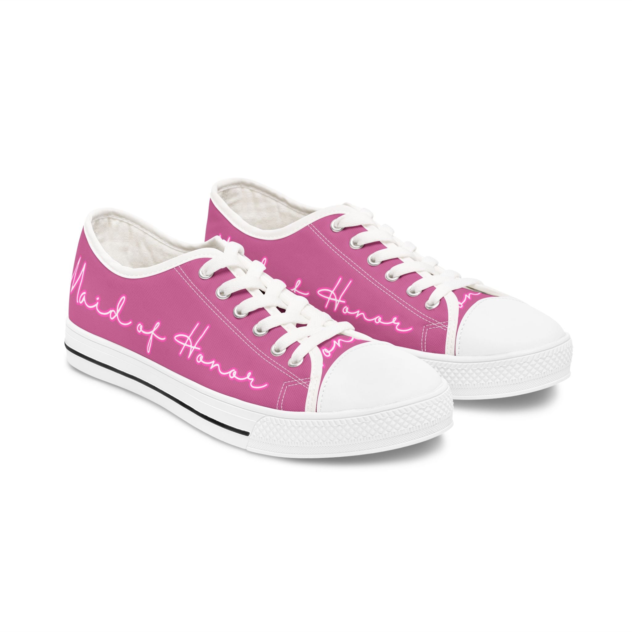Bridal Party Low Tops, Maid of Honor Sneakers, Bachelorette Party Shoes, Women's Wedding Party Gift, Maid of Honor Gifts, Custom Bridal