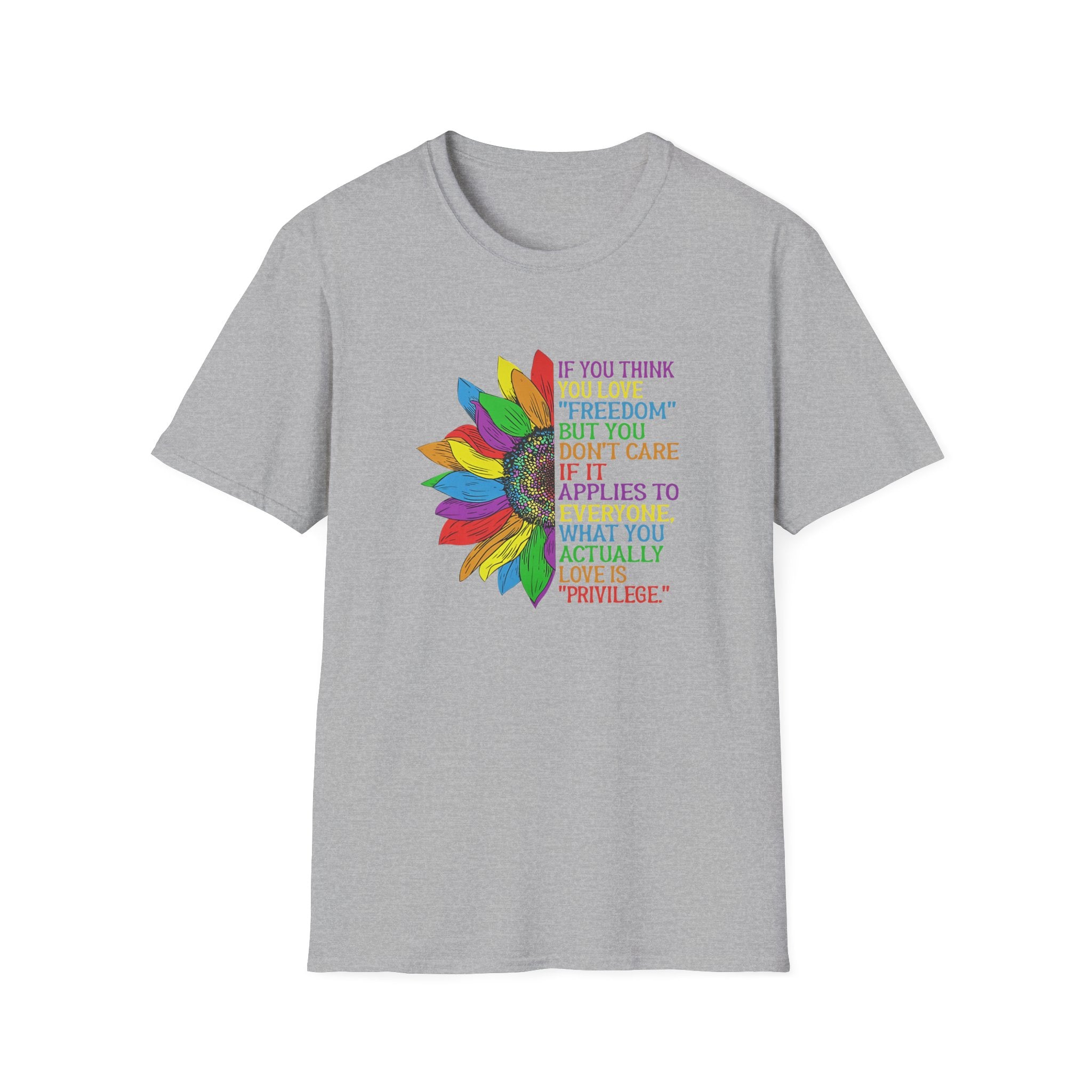 Activists Equality Advocate Unisex Softstyle T-Shirt, Anti Trump Freedom Kindness Rights Activist Tee, Activism Gift, Social Justice Shirt, Protest Apparel