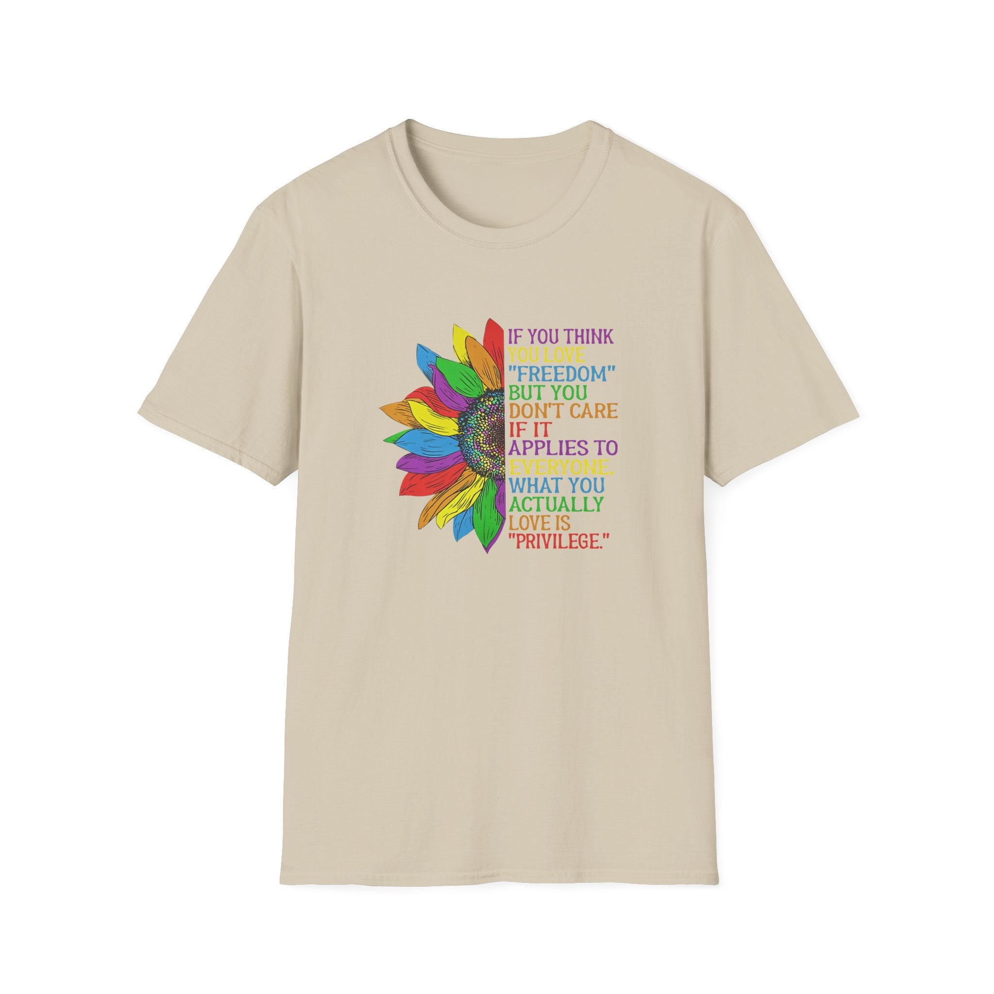 Activists Equality Advocate Unisex Softstyle T-Shirt, Anti Trump Freedom Kindness Rights Activist Tee, Activism Gift, Social Justice Shirt, Protest Apparel