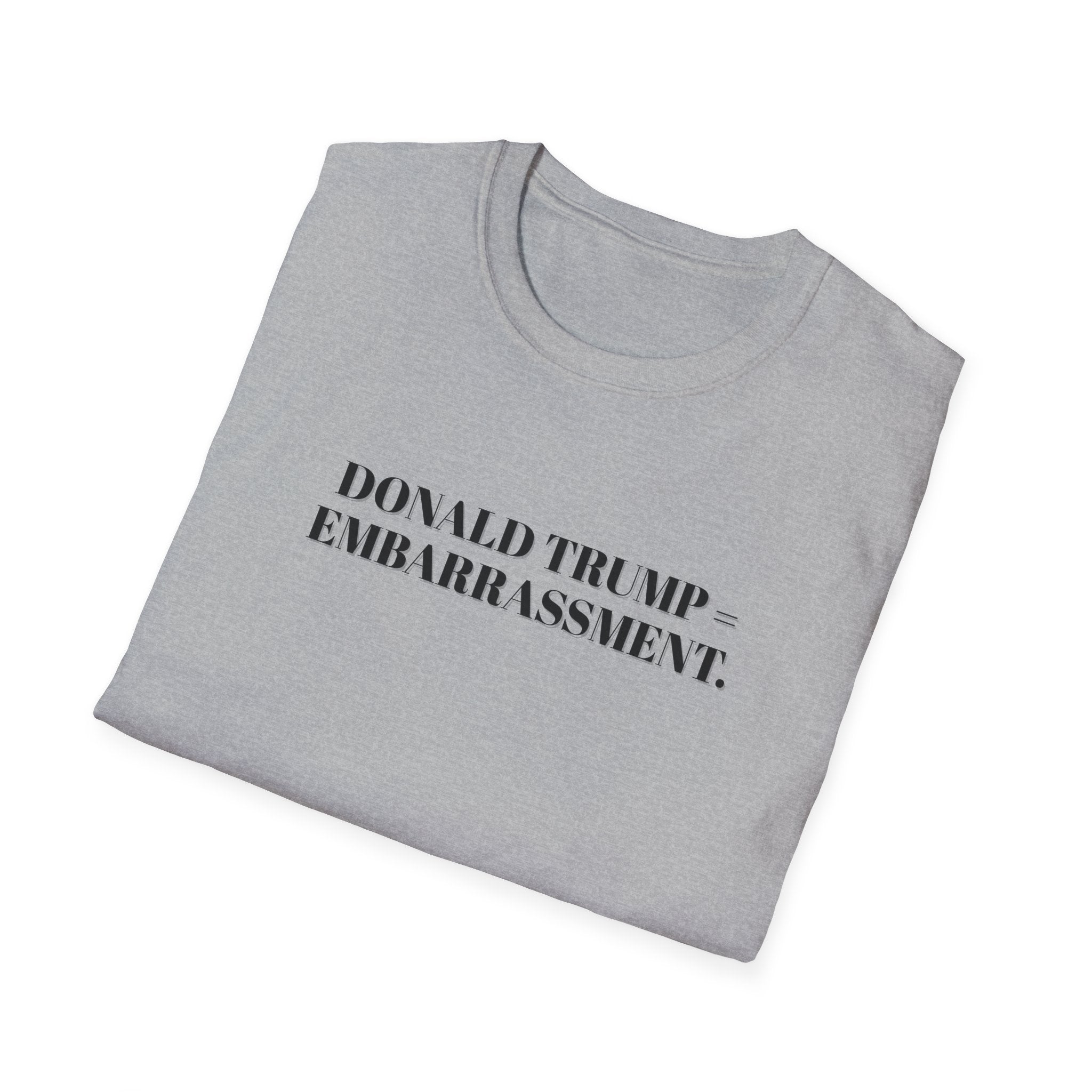 Anti Trump Unisex T-Shirt, Save Democracy Tee, Protest Political Shirt, Donald Trump is an Embarrassment, Political Activist Apparel