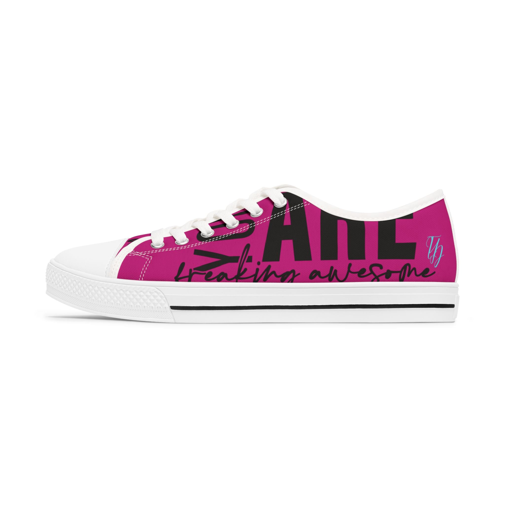 Motivational Low Top Sneakers for Women - Inspirational Quotes Athletic Shoes, Positive Affirmation Footwear, Empowering Sneaker Gift,