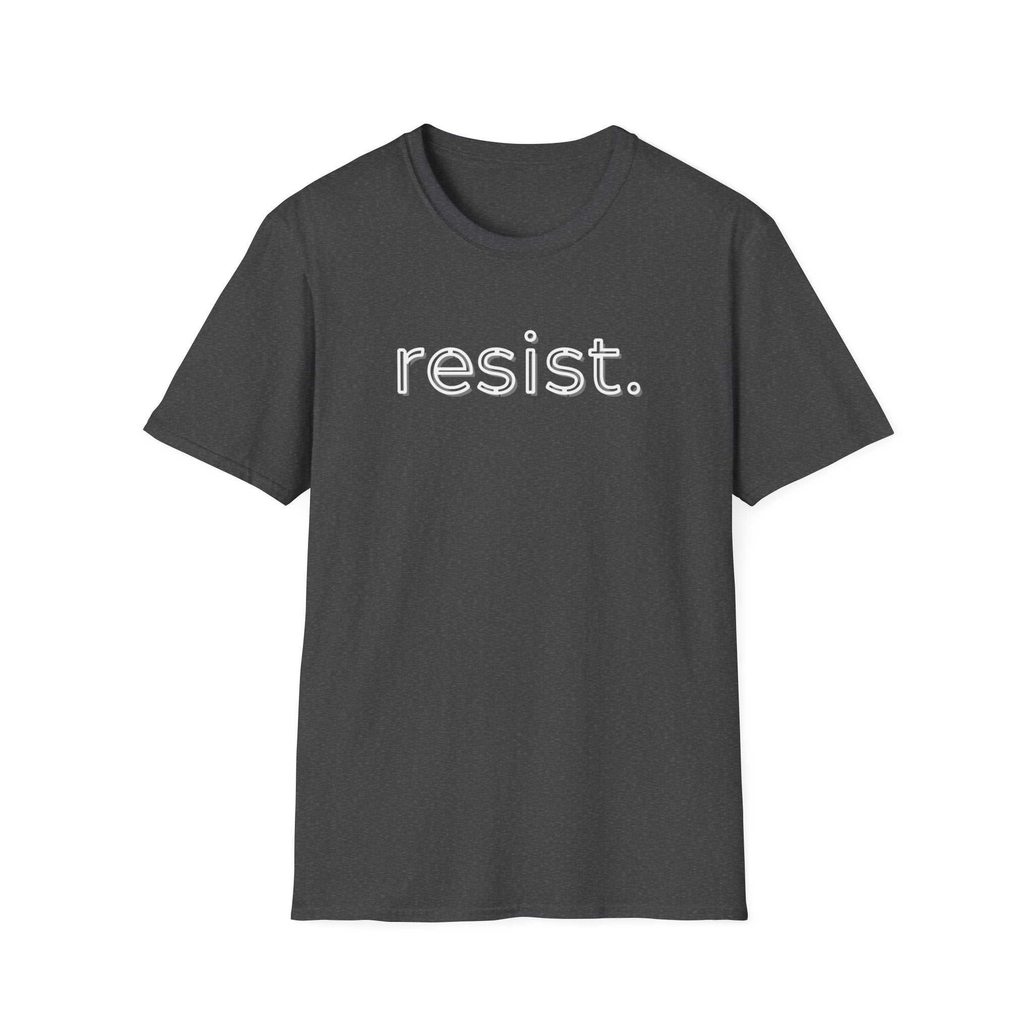 Political Activist Resistance Unisex Softstyle T-Shirt, Anti Trump Protest Tee, Activism Shirt, Resist Movement Top, Liberal Apparel