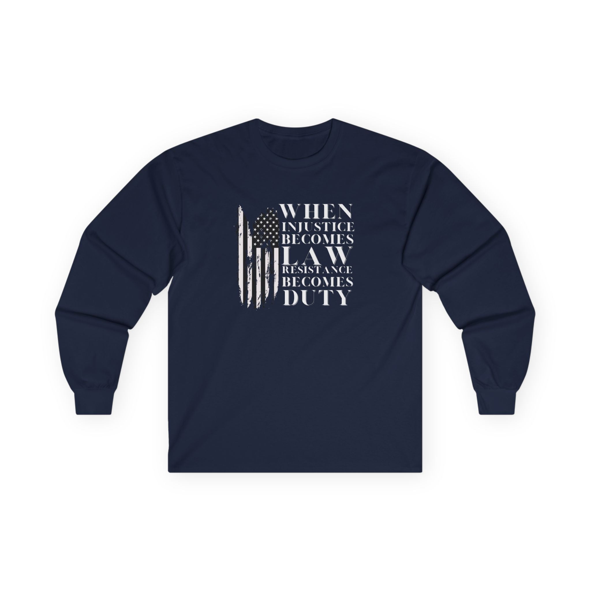 Anti Trump No Kings Activist Long Sleeve Tee, Feminist Protest Shirt, Social Justice Top, Political Statement Apparel, Protester Graphic Tee