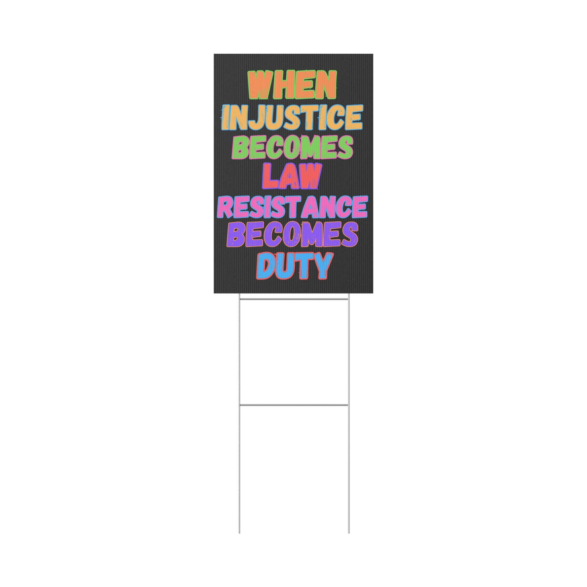 Resistance Yard Sign, Political Activists, Save Democracy, Anti Trump, Protest Poster, Protest Sign, Political Protest, Yard Decor,