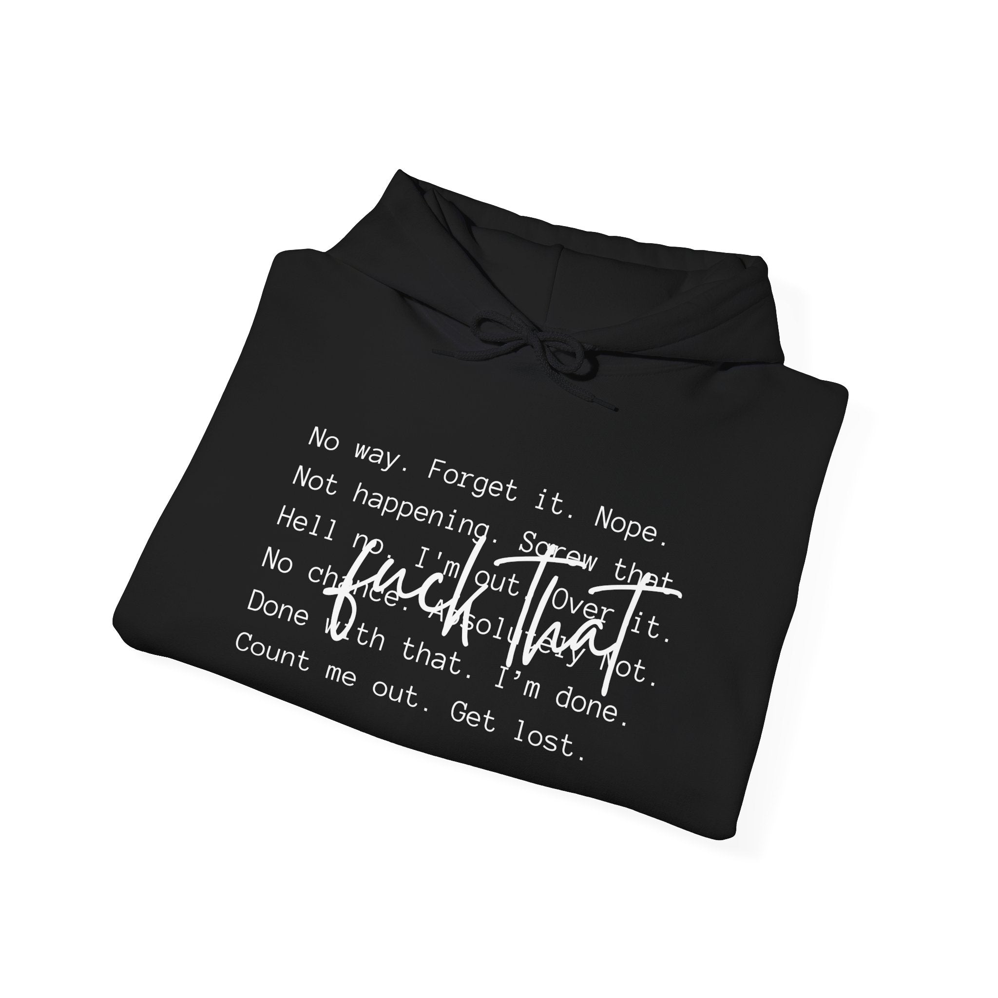 Not Dealing With Your Problems Unisex Hoodie - Trending Mental Health Sweatshirt, Cute Font Gift Idea, Cozy Pullover Jumper, Anxiety
