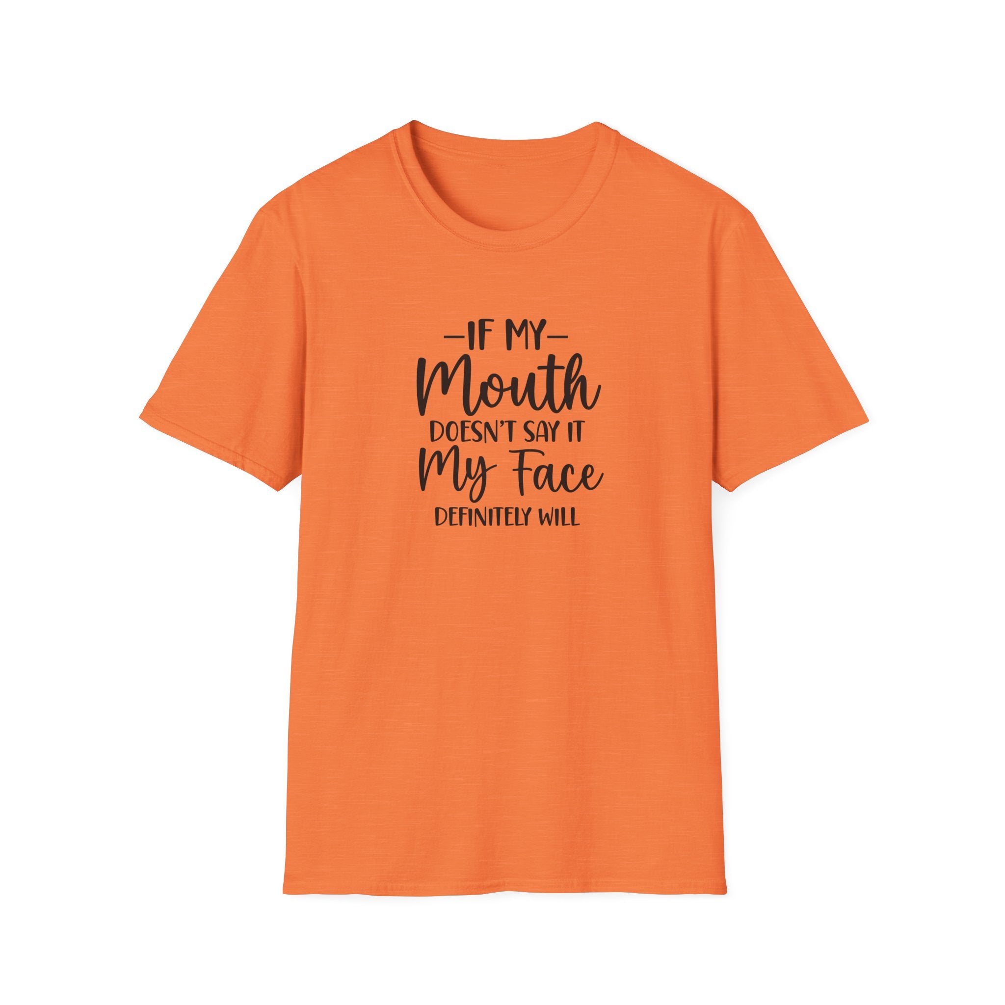 Funny Sarcasm Unisex T-Shirt, Loud Mouth Tee, Facial Expressions Shirt, Hilarious Graphic Top, Humorous Gift Idea