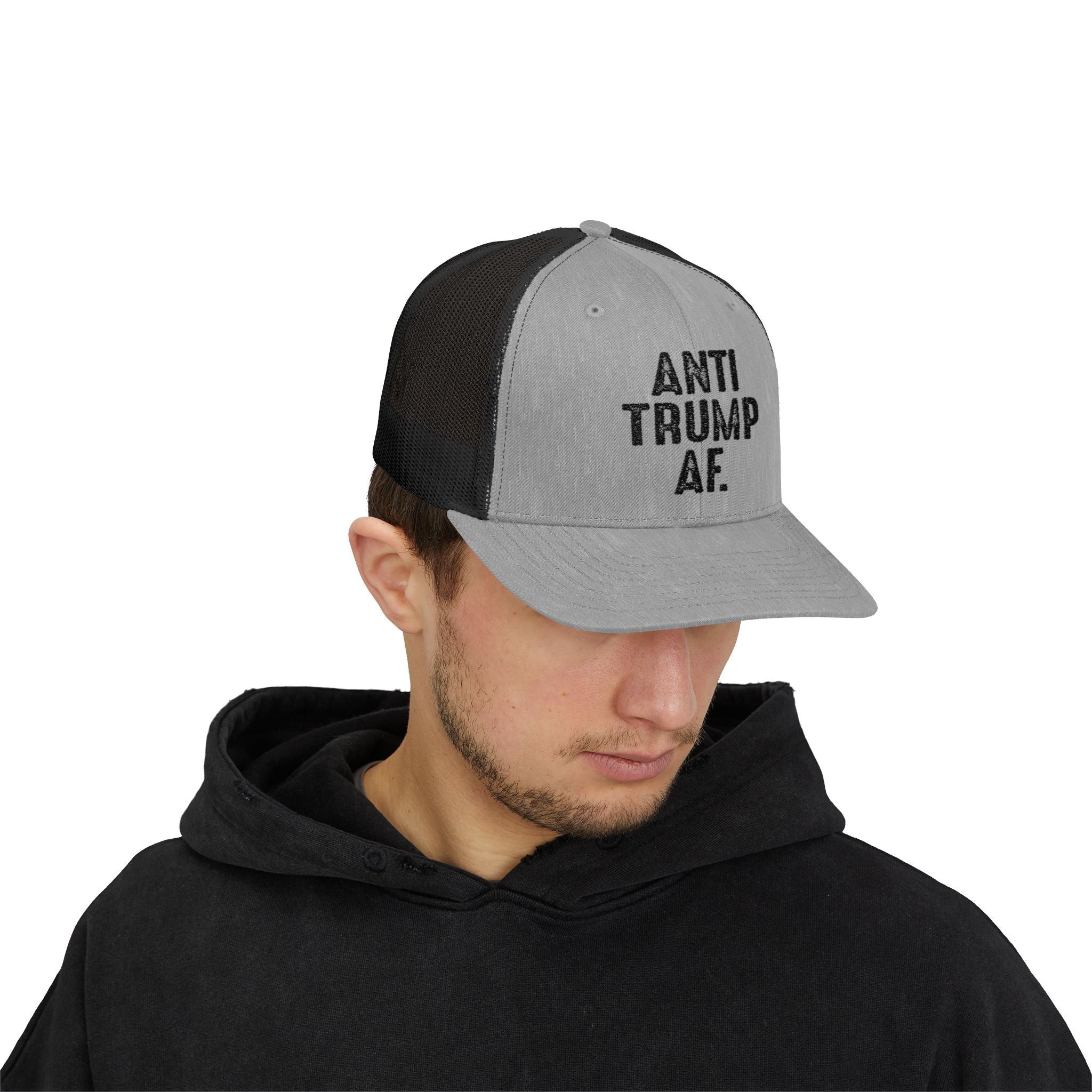 Snapback Trucker Cap, Anti Trump AF, Political Activists, Protest Hat, Activism Gear, Political Statement Cap, Resist Trump Cap