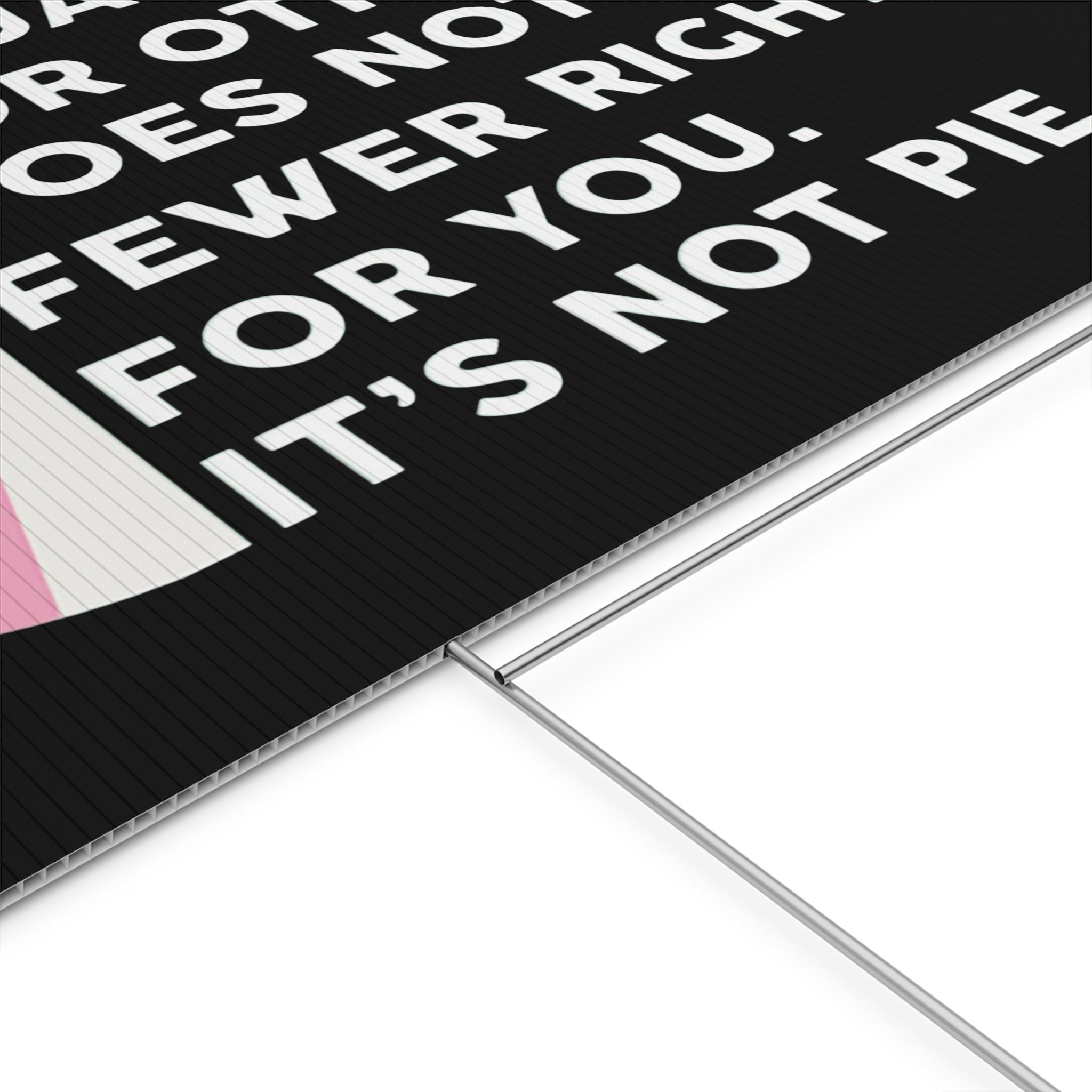 Equality and Inclusion Plastic Yard Sign, Human Rights Activists Protest Sign, Anti Trump Resist Yard Decor, Social Justice Activism