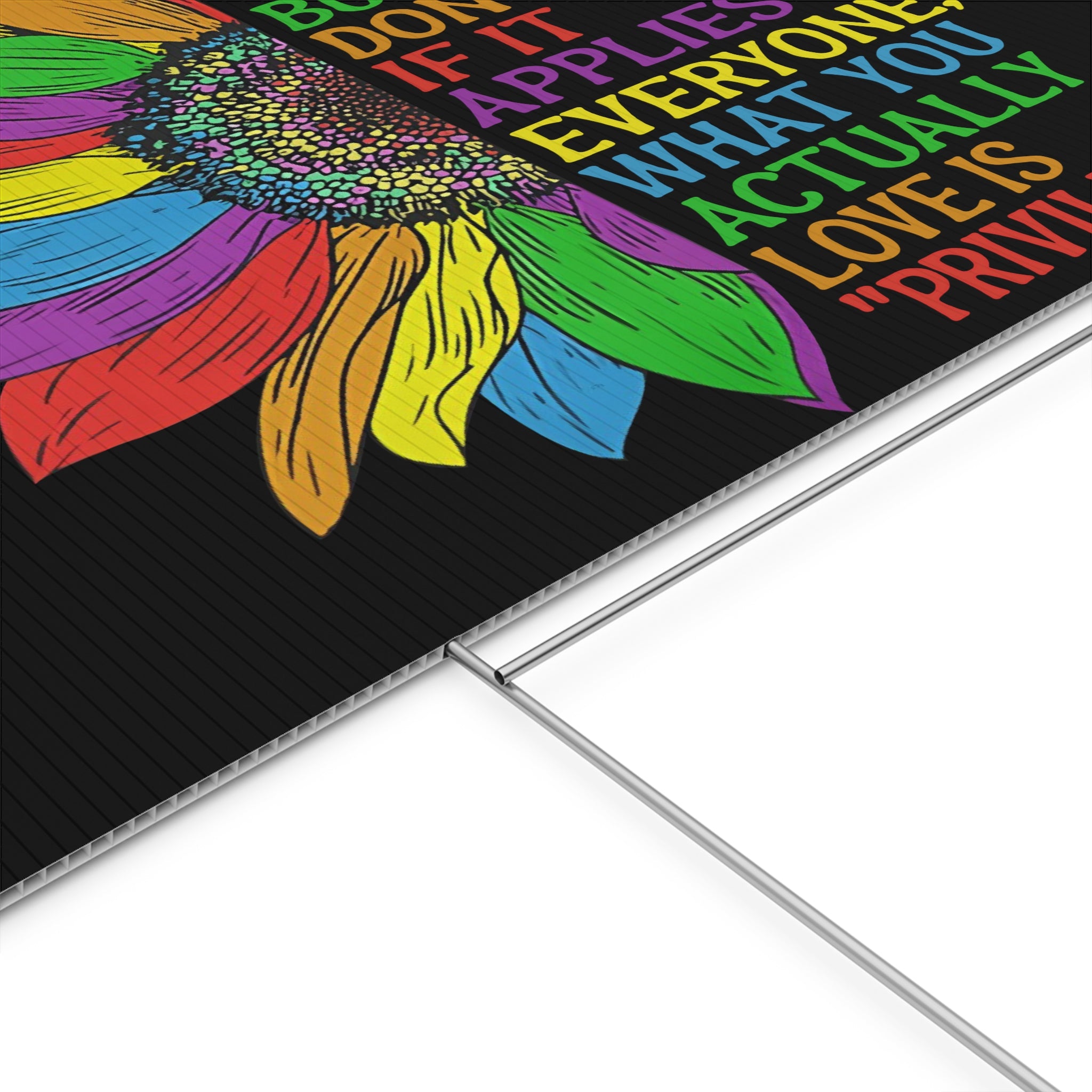 Plastic Yard Sign, Rights Activists Protest For Freedom Against Trump, Political Protest Decor, Activist Gift, Demonstration Sign, Civil