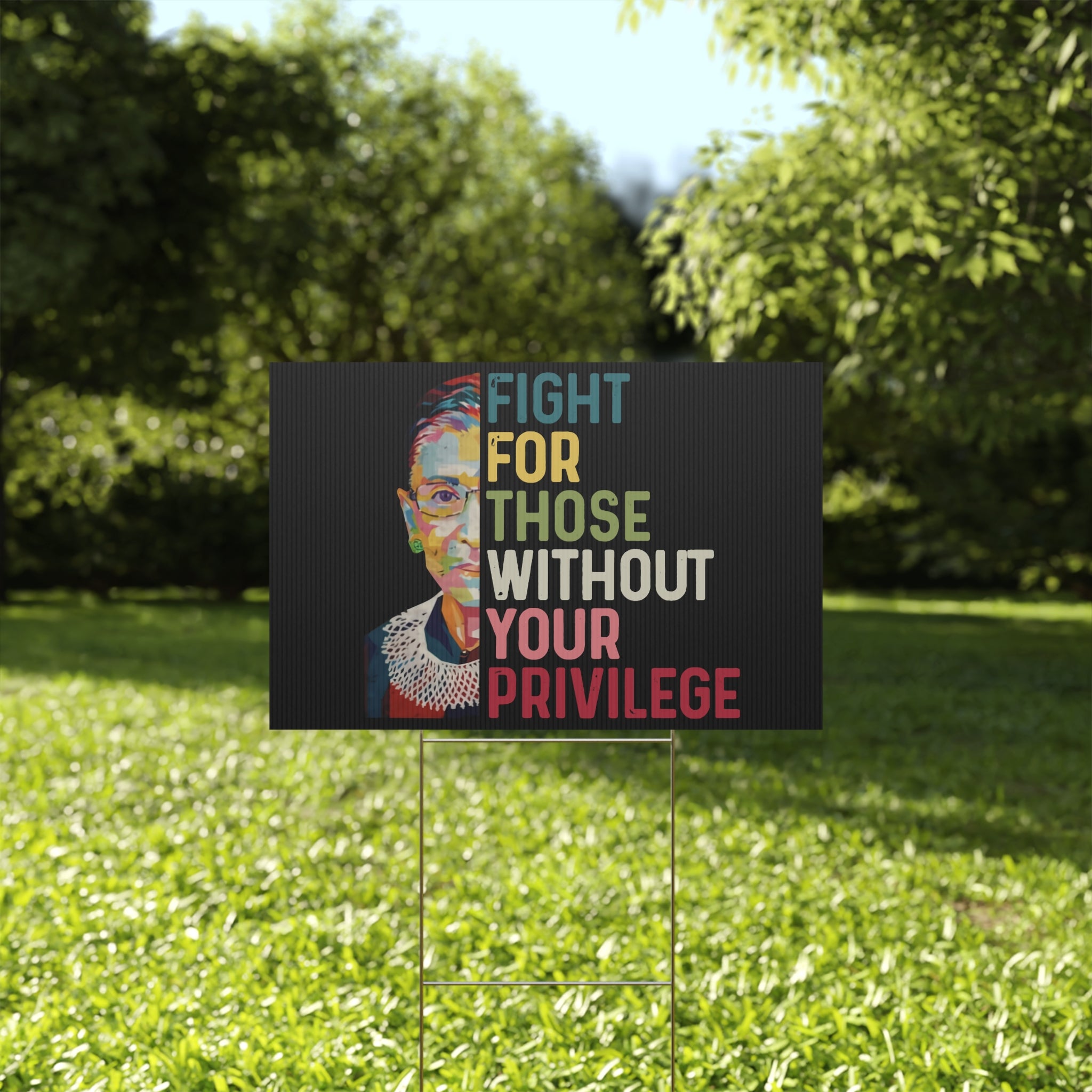 Protest Plastic Yard Sign, Stand Up for Others, Human Rights Activist, Equality Not Division, Protestor Yard Sign, Activist Protest Sign,