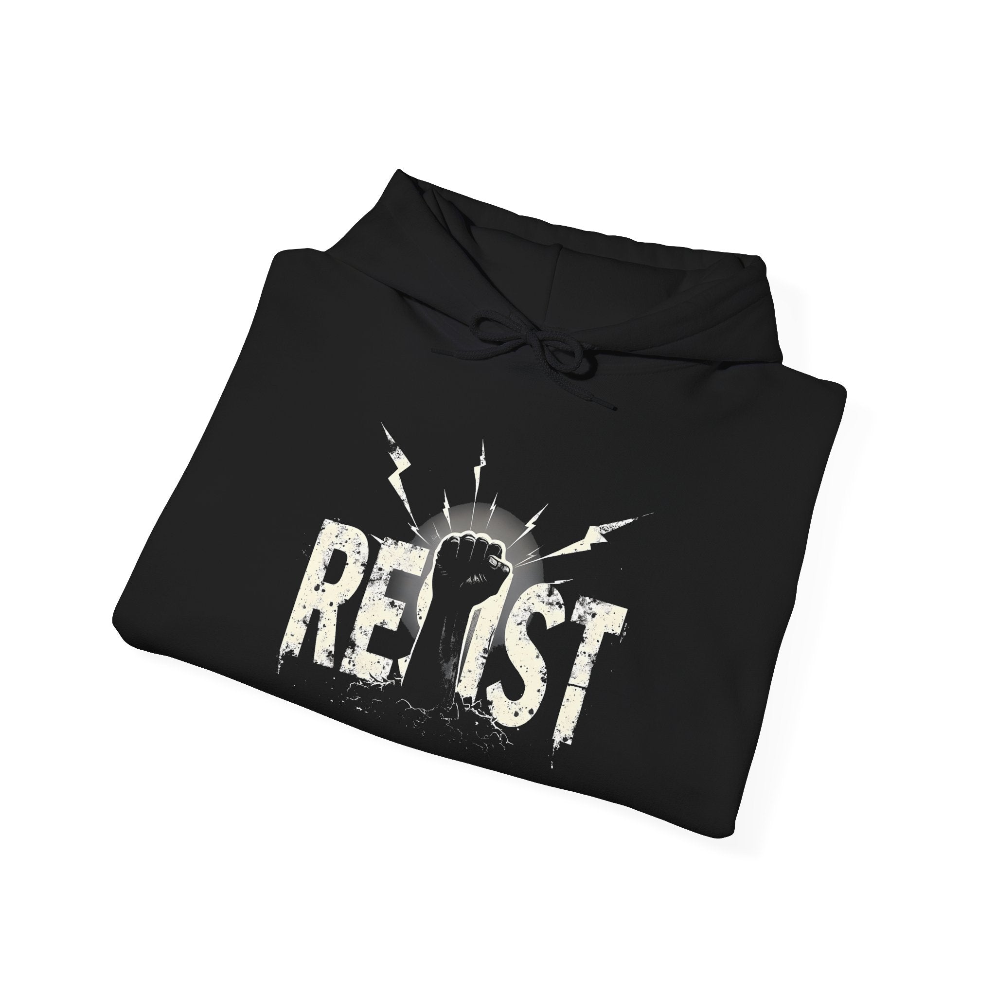 Resist Anti Trump Hoodie, Political Activists Sweatshirt, Protest Statement Apparel, Resist Movement Jumper, Unisex Heavy Blend™ Hooded