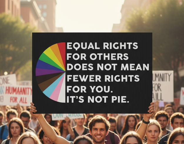 Equality and Inclusion Plastic Yard Sign, Human Rights Activists Protest Sign, Anti Trump Resist Yard Decor, Social Justice Activism