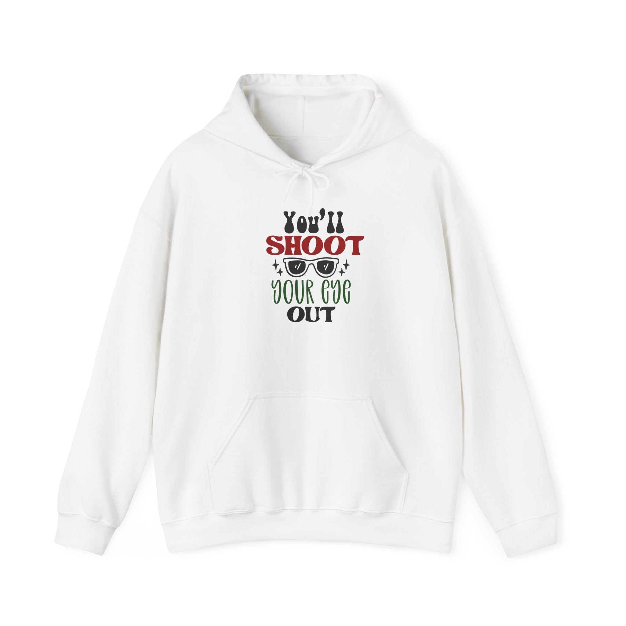 Retro Vintage Christmas Hoodie, Unisex Heavy Blend Hooded Sweatshirt, A Christmas Story Movie Quotes Apparel Christmas Gifts