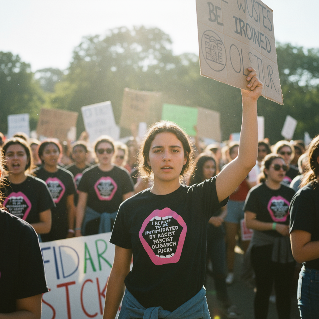 Anti Trump Unisex Softstyle T-Shirt, Protest Shirt for Political Activists, Resistance Tee, Activism Apparel, Social Justice Clothing