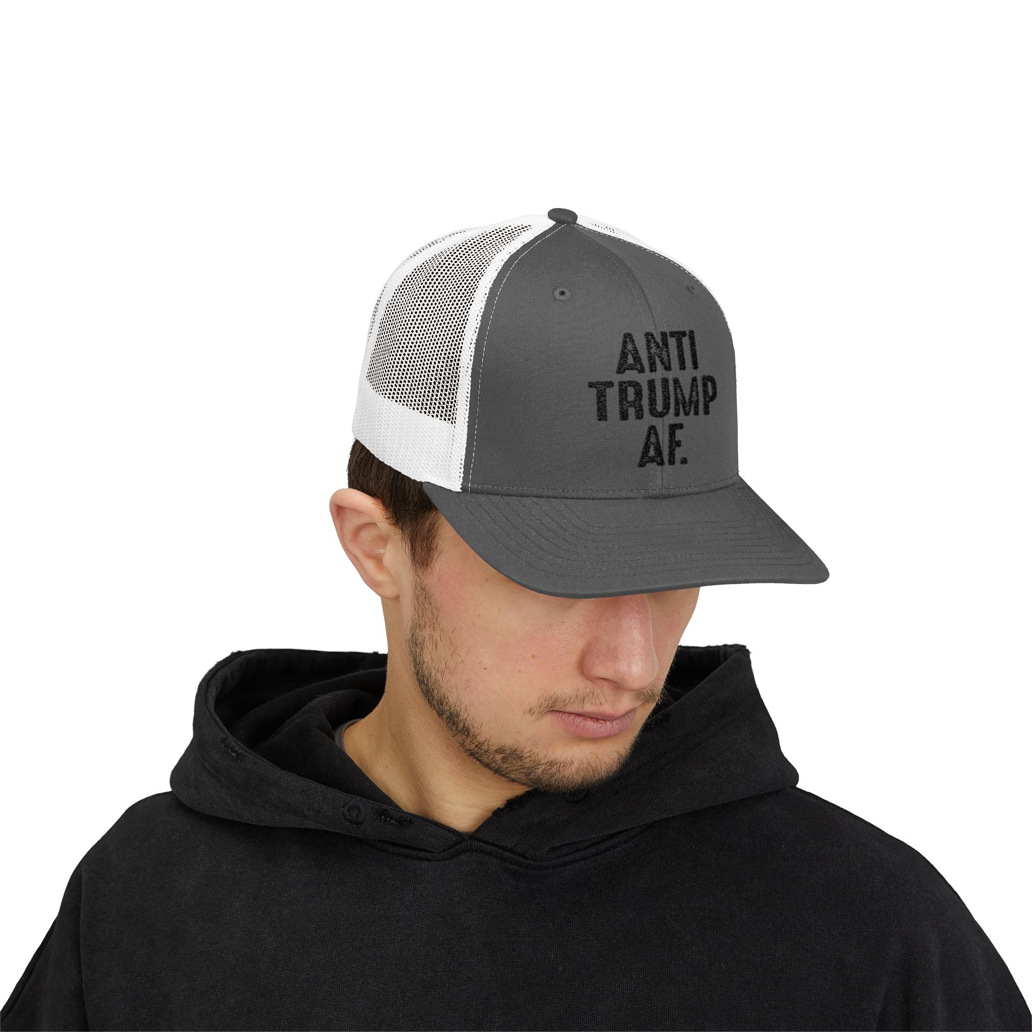 Snapback Trucker Cap, Anti Trump AF, Political Activists, Protest Hat, Activism Gear, Political Statement Cap, Resist Trump Cap