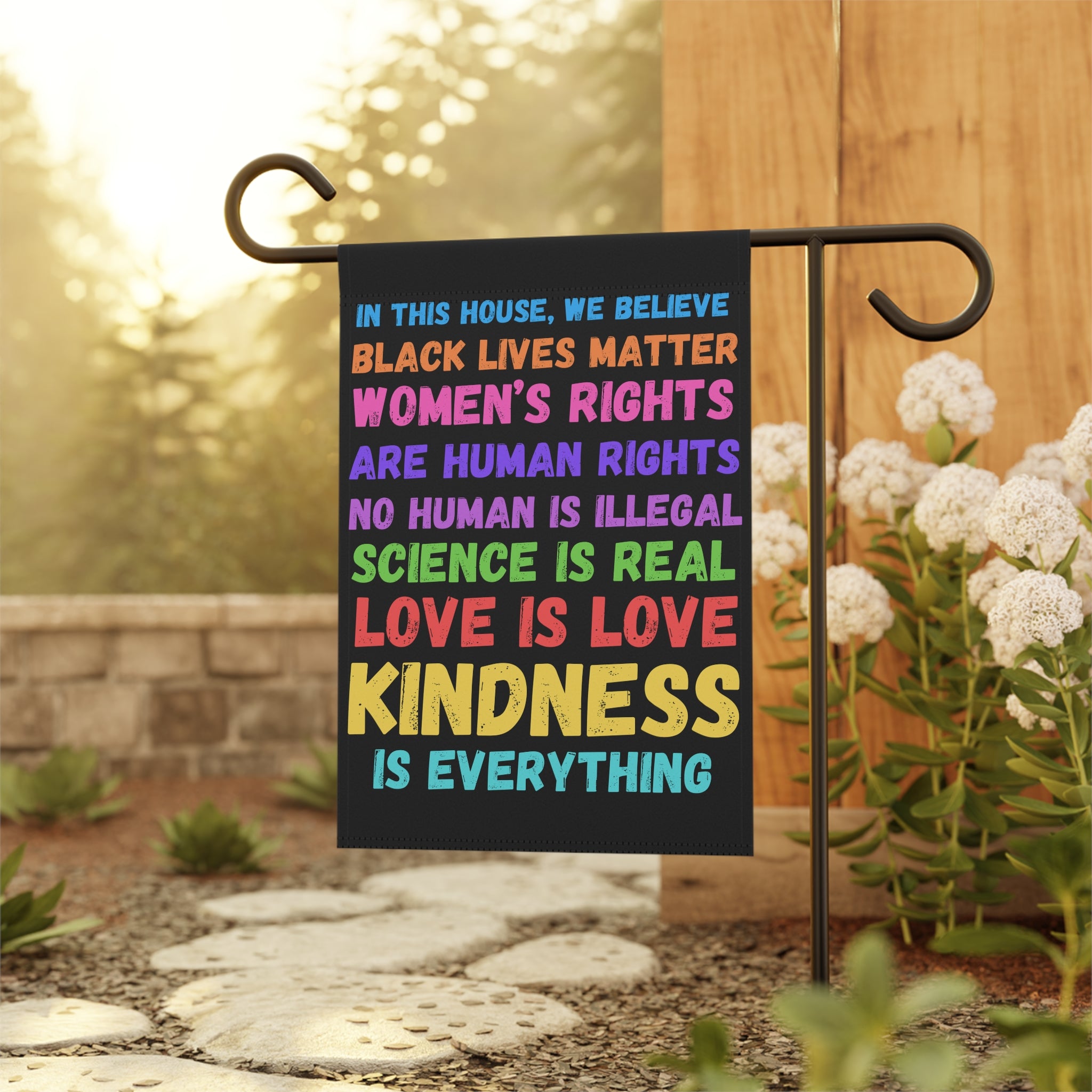 Garden Banner, LGBTQ Rights Activists Flag, Rainbow Equality Home Decor, House Banner Wall Art, Pride Protest Gear, Outdoor Decoration,