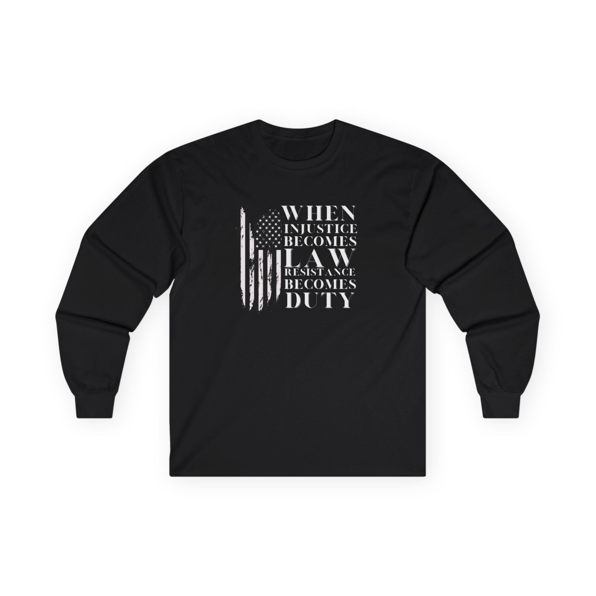 Anti Trump No Kings Activist Long Sleeve Tee, Feminist Protest Shirt, Social Justice Top, Political Statement Apparel, Protester Graphic Tee
