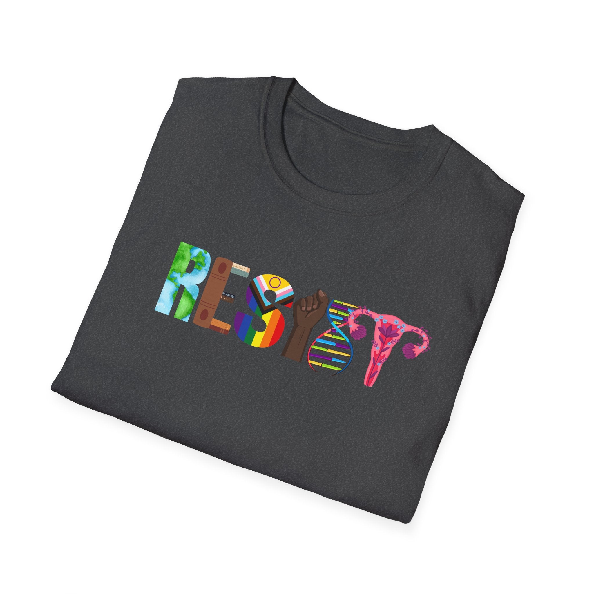 FDT Political Rights Activists T-Shirt, Anti Trump Resist Tee, No Kings Protest Apparel, Social Justice Clothing, Unisex Softstyle Shirt