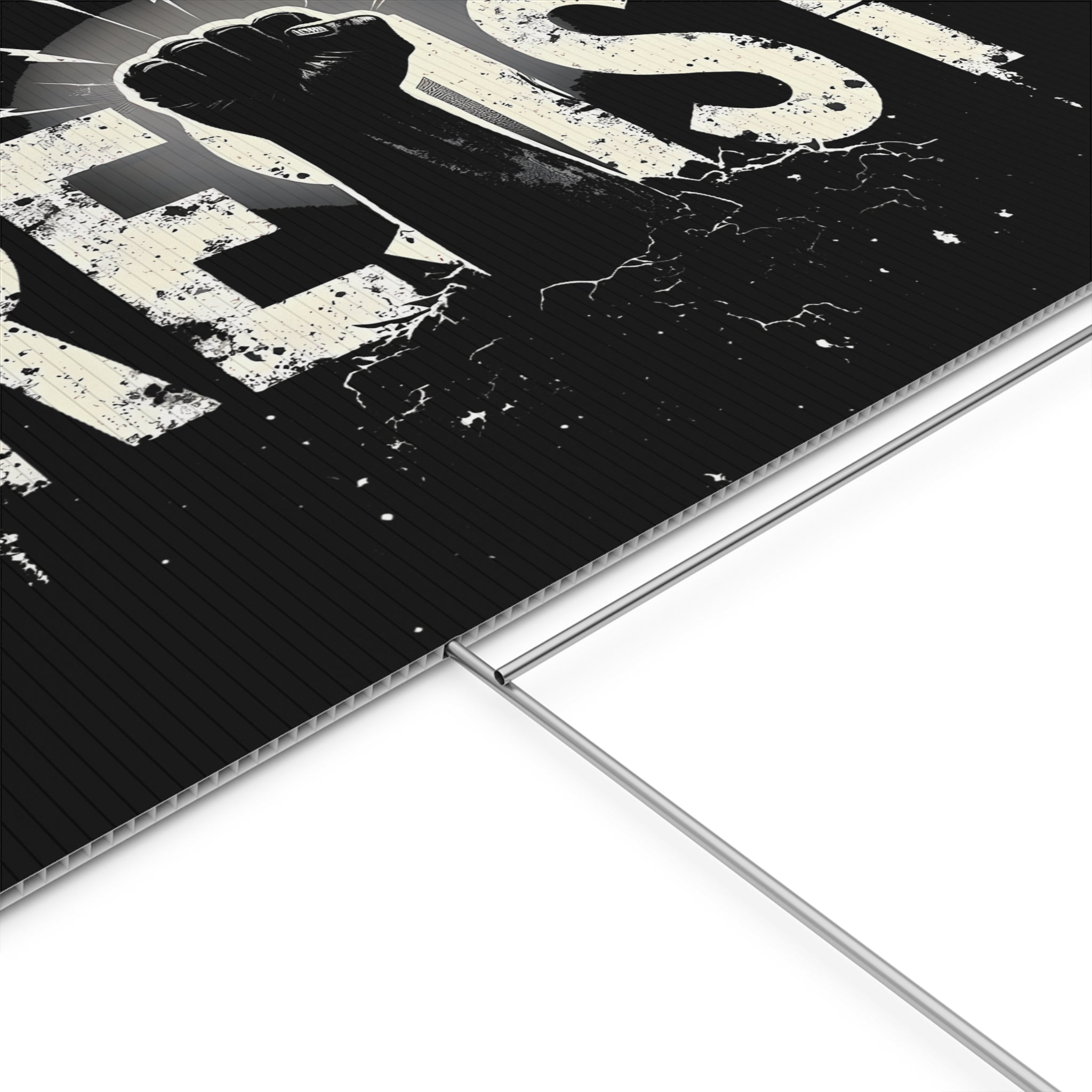 Resist Sign, Empowering Plastic Yard Sign, Protest Sign, Activism Decor, Political Statement, Outdoor Signage, Resist Anti Trump Rights Activists