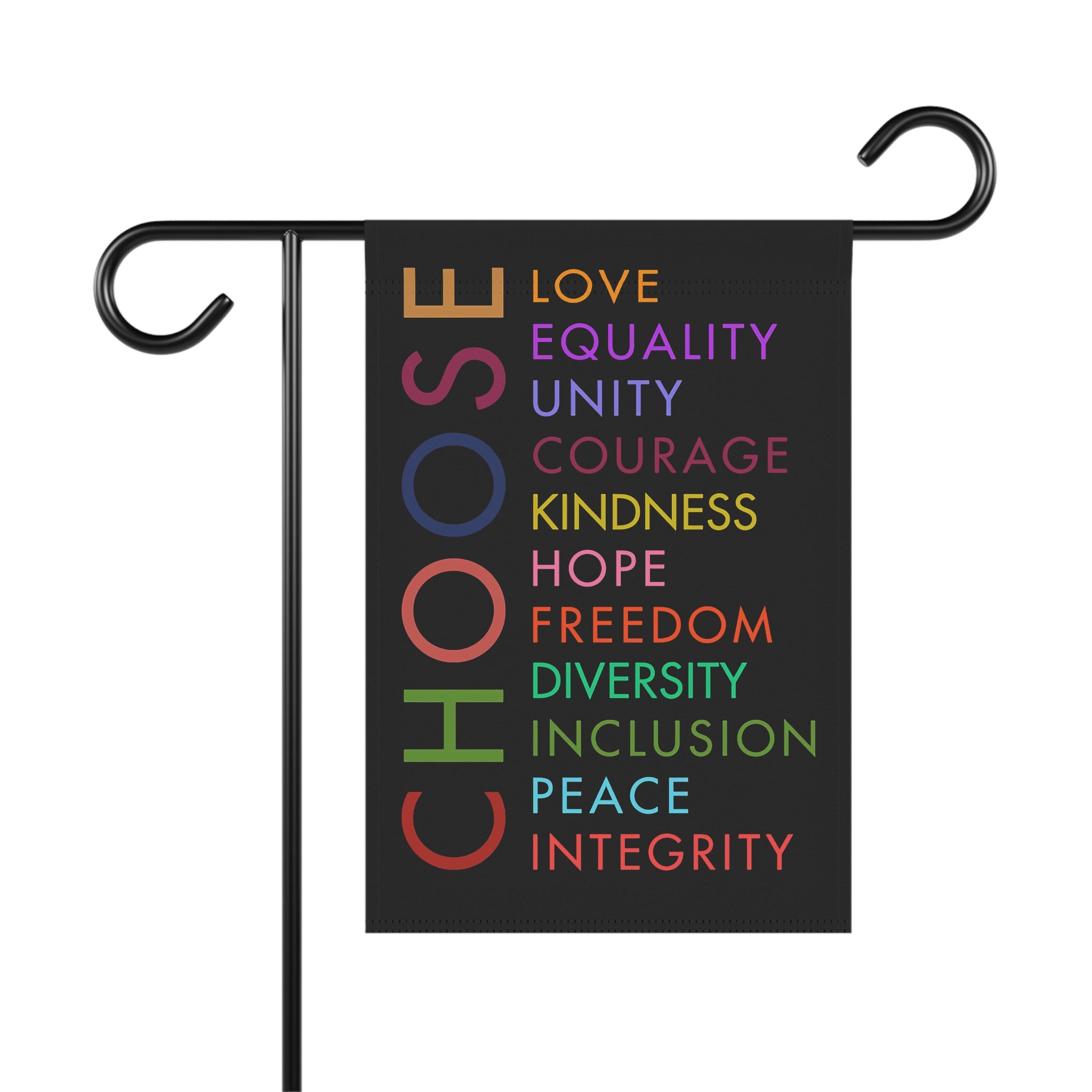 Garden Banner, Kindness and Equality Rights Activists Flag, Outdoor Decor, Protest Sign, Human Rights Banner, Activism Garden Flag