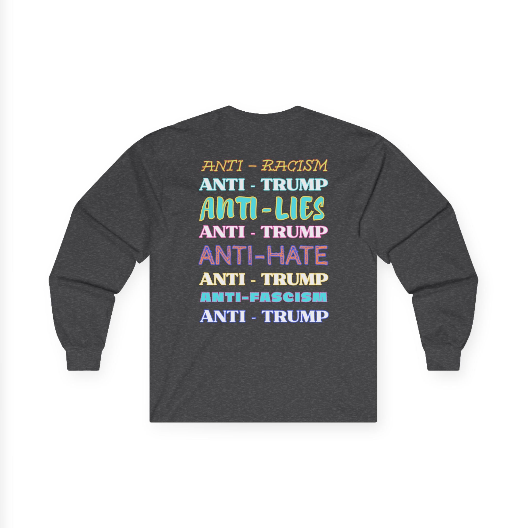 No Kings Protest Human Rights Political Activists Long Sleeve Tee, Anti Trump Protest Shirt, Human Rights Democracy Apparel