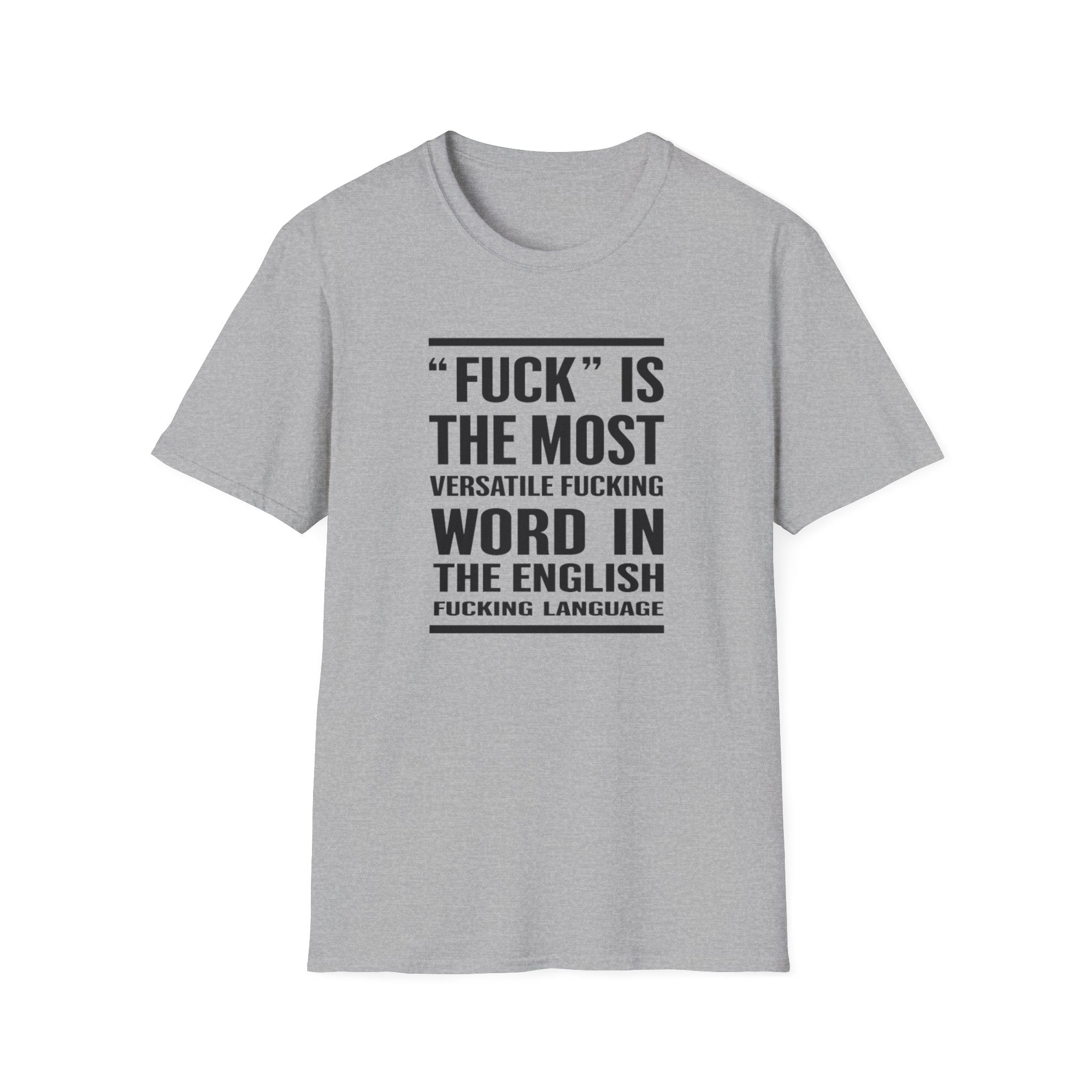 Funny Sarcastic Unisex Softstyle T-Shirt, Adult Humor Tee Birthday christmas Gifts, Funny Swear Words, Offensive Shirt, Rude Graphic Tee