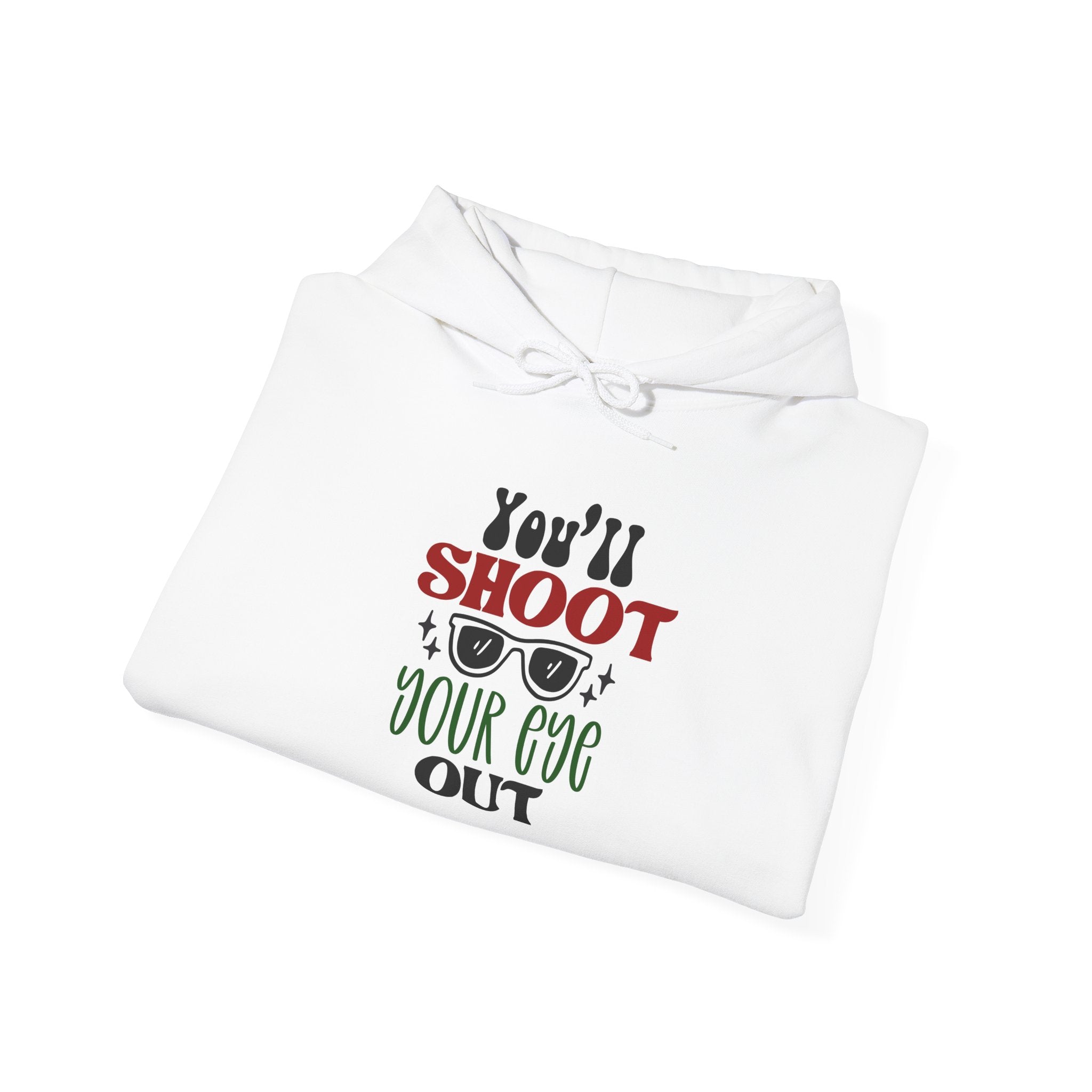 Retro Vintage Christmas Hoodie, Unisex Heavy Blend Hooded Sweatshirt, A Christmas Story Movie Quotes Apparel Christmas Gifts