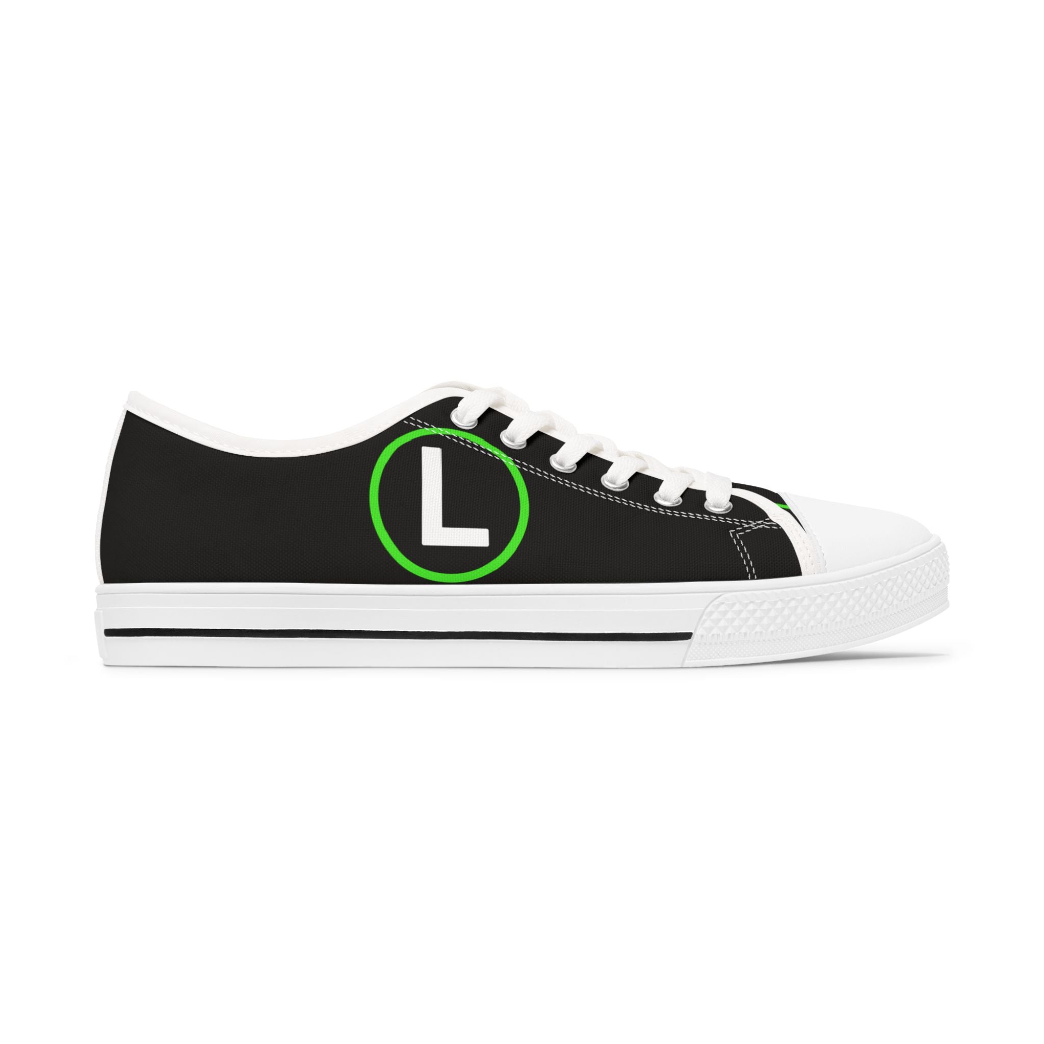 Luigi Activist Low Top Sneakers, Women's Rights, Affordable Healthcare Shoes, Protester Sneakers, Feminist Footwear, Social Justice Activist