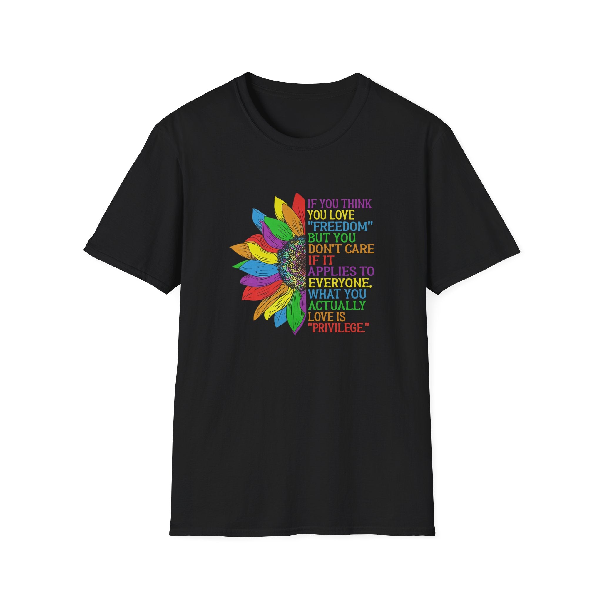 Activists Equality Advocate Unisex Softstyle T-Shirt, Anti Trump Freedom Kindness Rights Activist Tee, Activism Gift, Social Justice Shirt, Protest Apparel