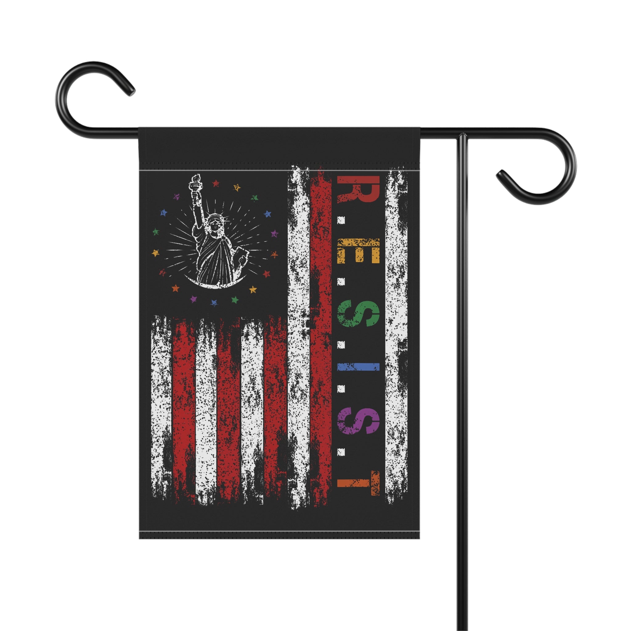 Banner, Anti Trump Resist Rights Activists Save Democracy, Protest Flag, Political Activist Sign, Resistance Movement, Liberal Protest
