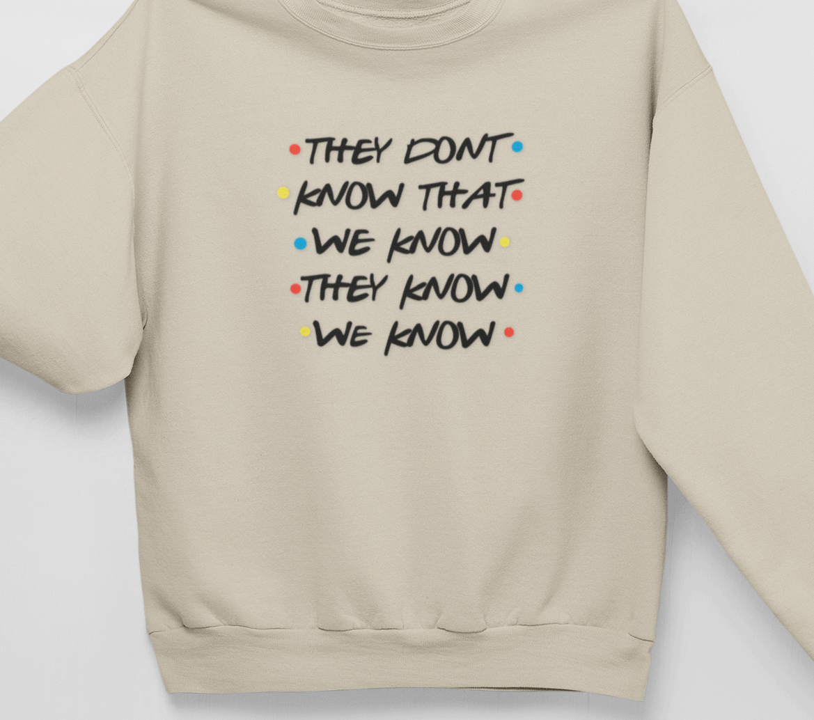 Funny TV Show Quotes Unisex Sweatshirt, Political Humor Anti Trump Crewneck, Gift for TV Show Fans, Hilarious Sweatshirt, Comfy Statement