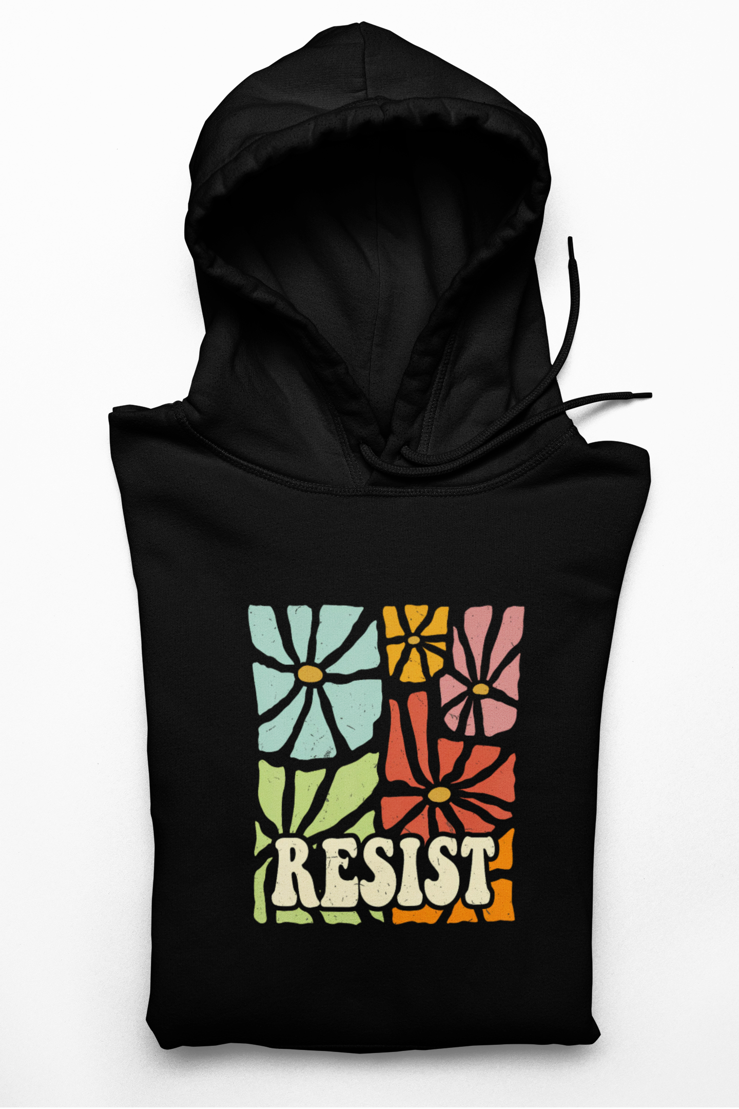 Resist Anti Trump Retro Hoodie, Political Rights Activist Sweatshirt, Protest Apparel, Activist Gift, Retro Style Pullover Liberal Fashion