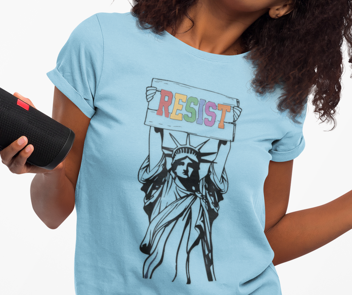 Political Activists T-Shirt, Resist Anti Trump Tee, Protest Movement Clothing, Unisex Activism Apparel, Resistance Gift Liberal Democrat FDT Shirt