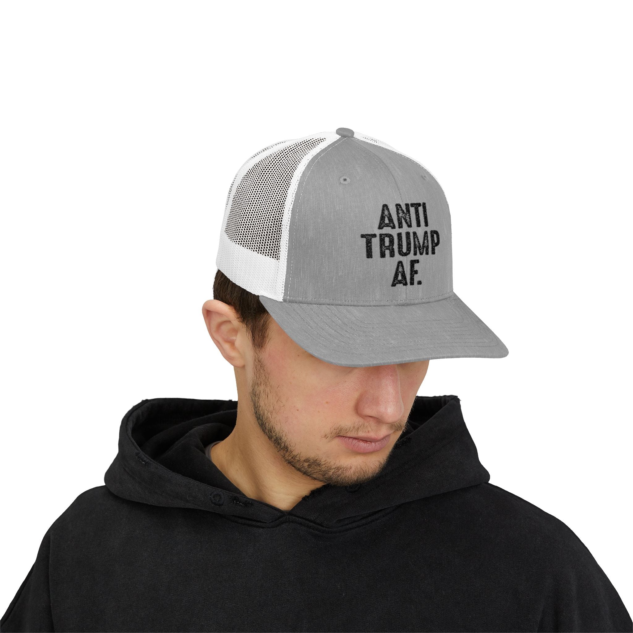 Snapback Trucker Cap, Anti Trump AF, Political Activists, Protest Hat, Activism Gear, Political Statement Cap, Resist Trump Cap