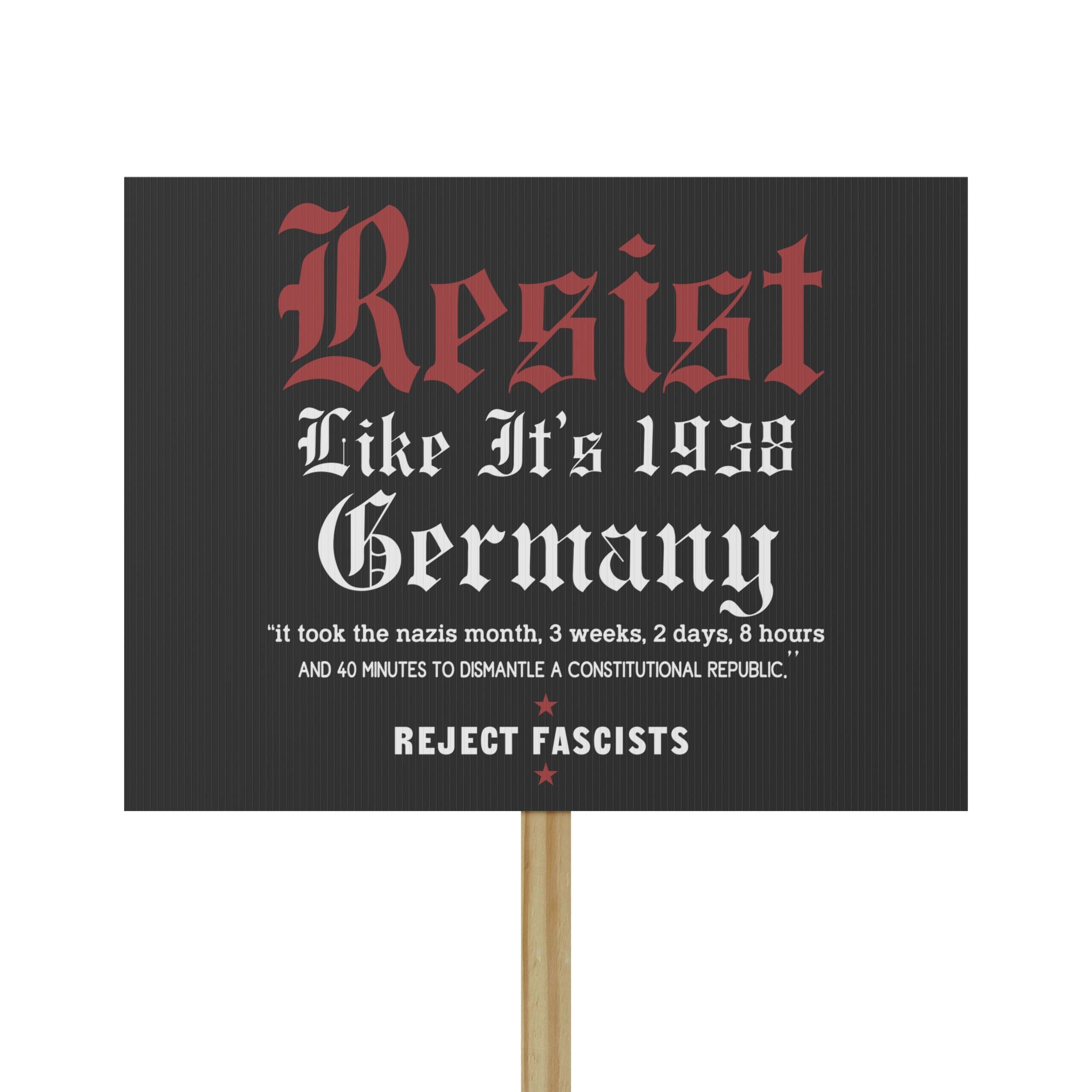 Protest Sign, Activist Poster, Anti Trump Resist Fascists Rights Activists, Political Activism Decor, Social Justice Art Print, Human Rights Activists Sign, Save Democracy