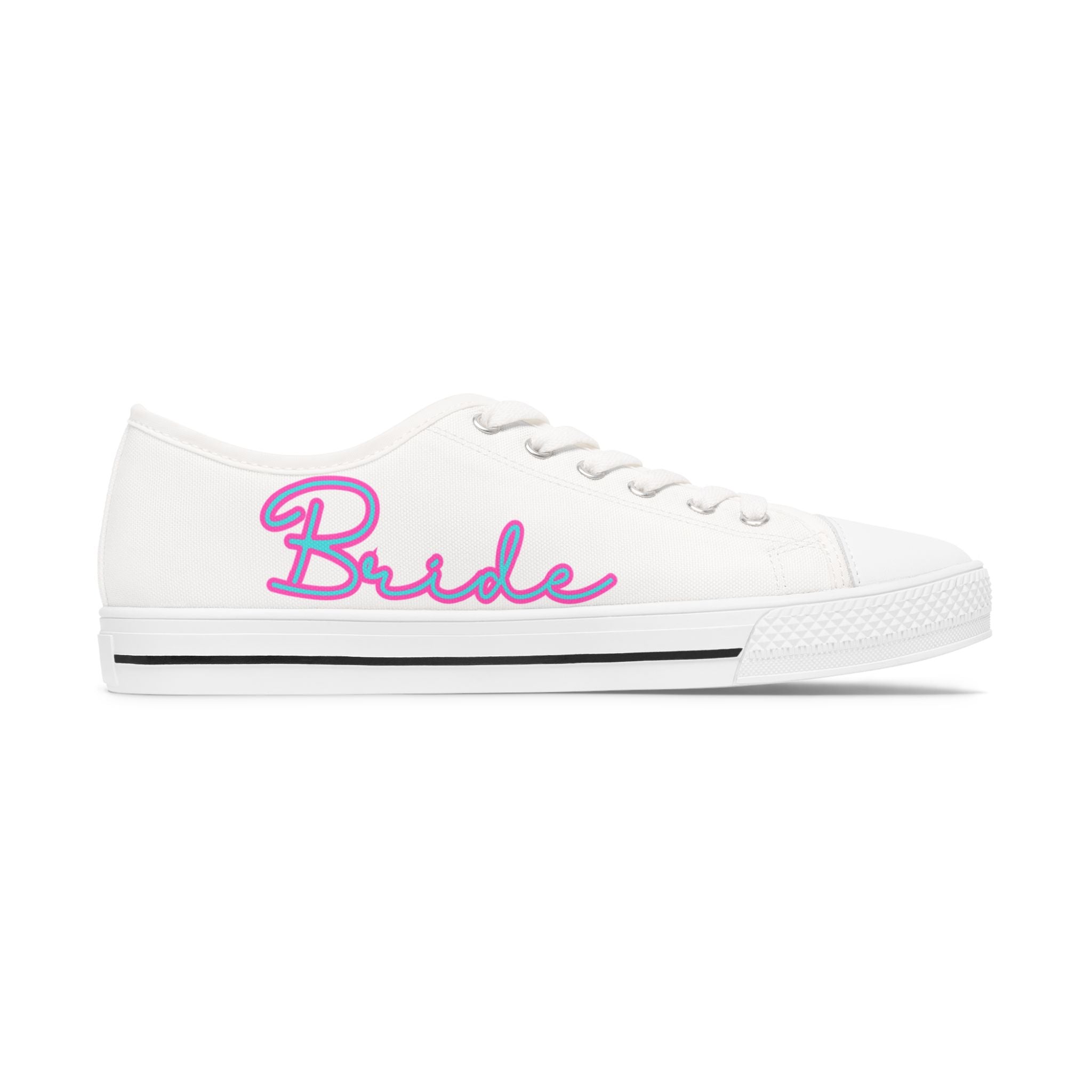 Bride Low Top Sneakers, Wedding Shower Gifts, Bachelorette Party Shoes, Gift for the Bride, Women's Wedding Sneakers, Wedding Gift Ideas