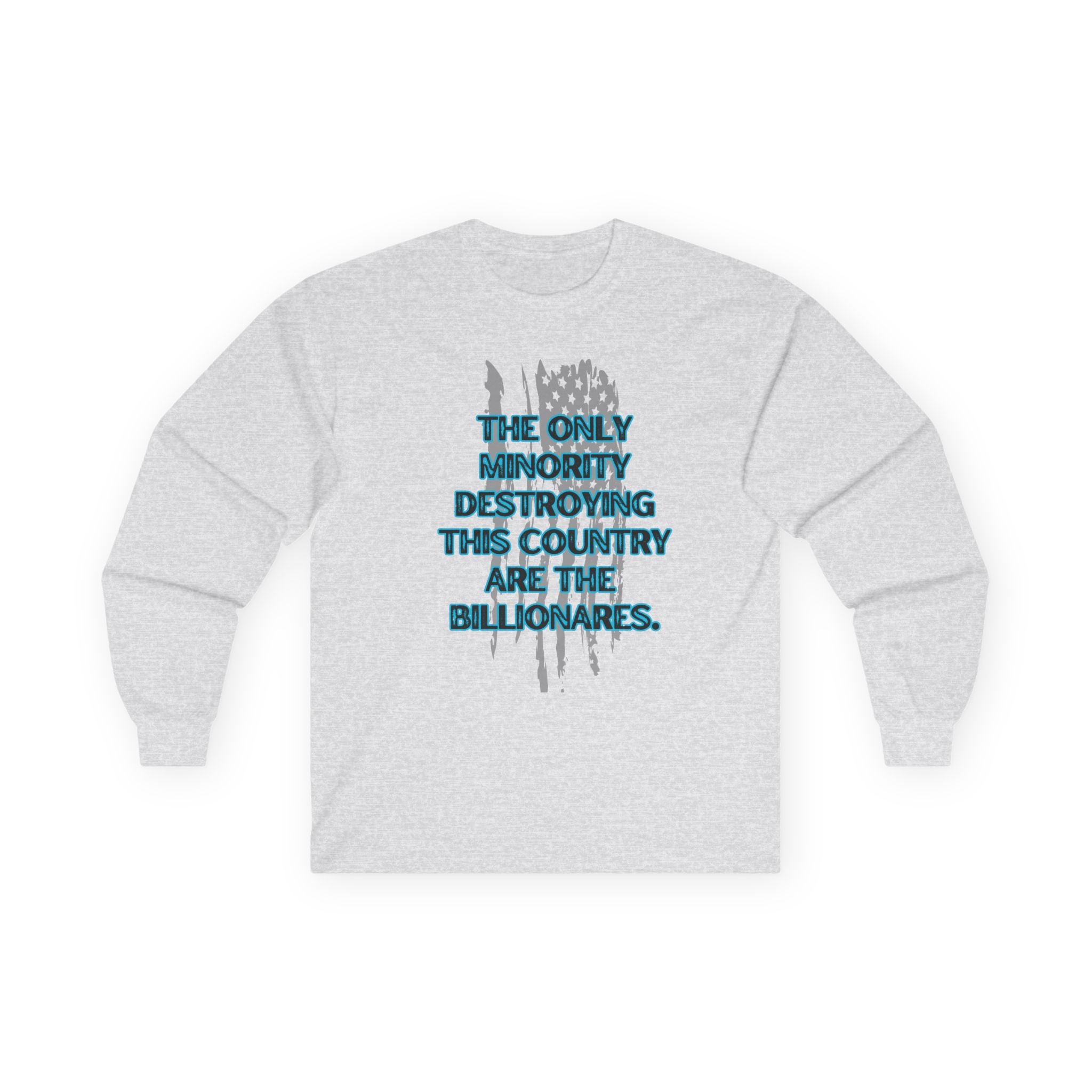 Political Activist Long Sleeve Tee, Anti Trump Shirt, Equality Inclusion Top, Unisex Cotton Tee, No Kings Save Democracy Protest Clothing