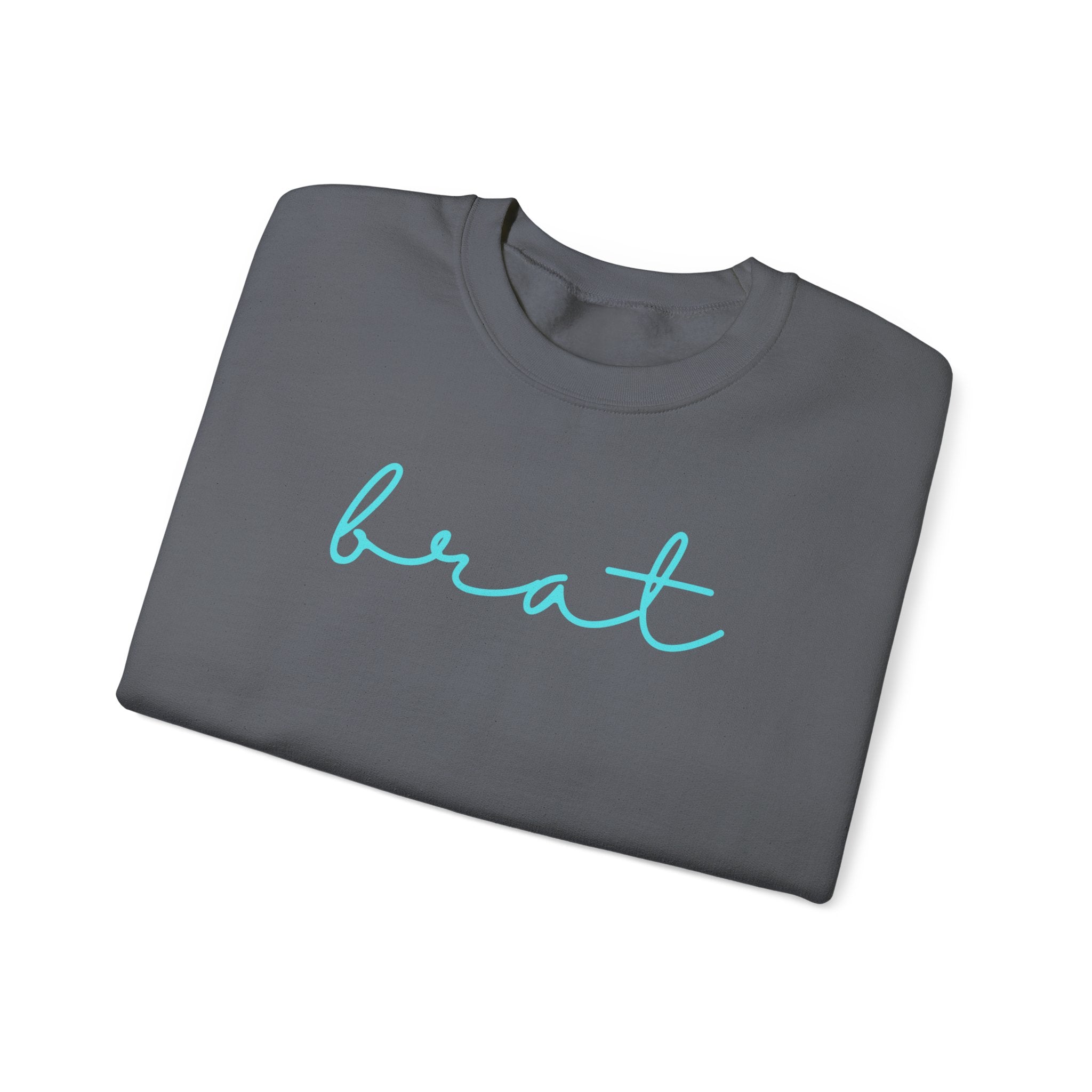 Funny Sarcasm Brat Unisex Sweatshirt, Christmas Birthday Gifts Unique, Trending Design Minimalist Sweatshirt