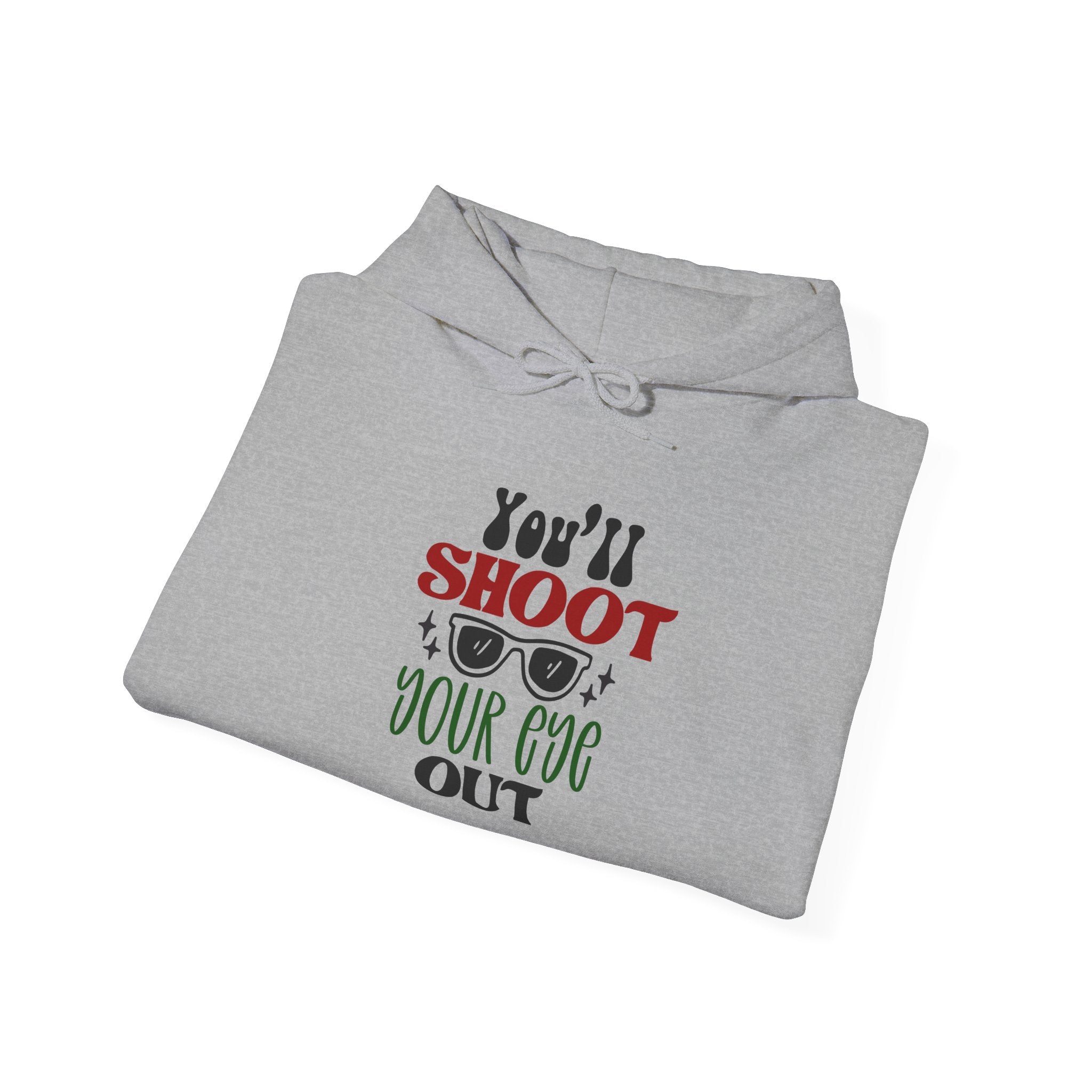 Retro Vintage Christmas Hoodie, Unisex Heavy Blend Hooded Sweatshirt, A Christmas Story Movie Quotes Apparel Christmas Gifts