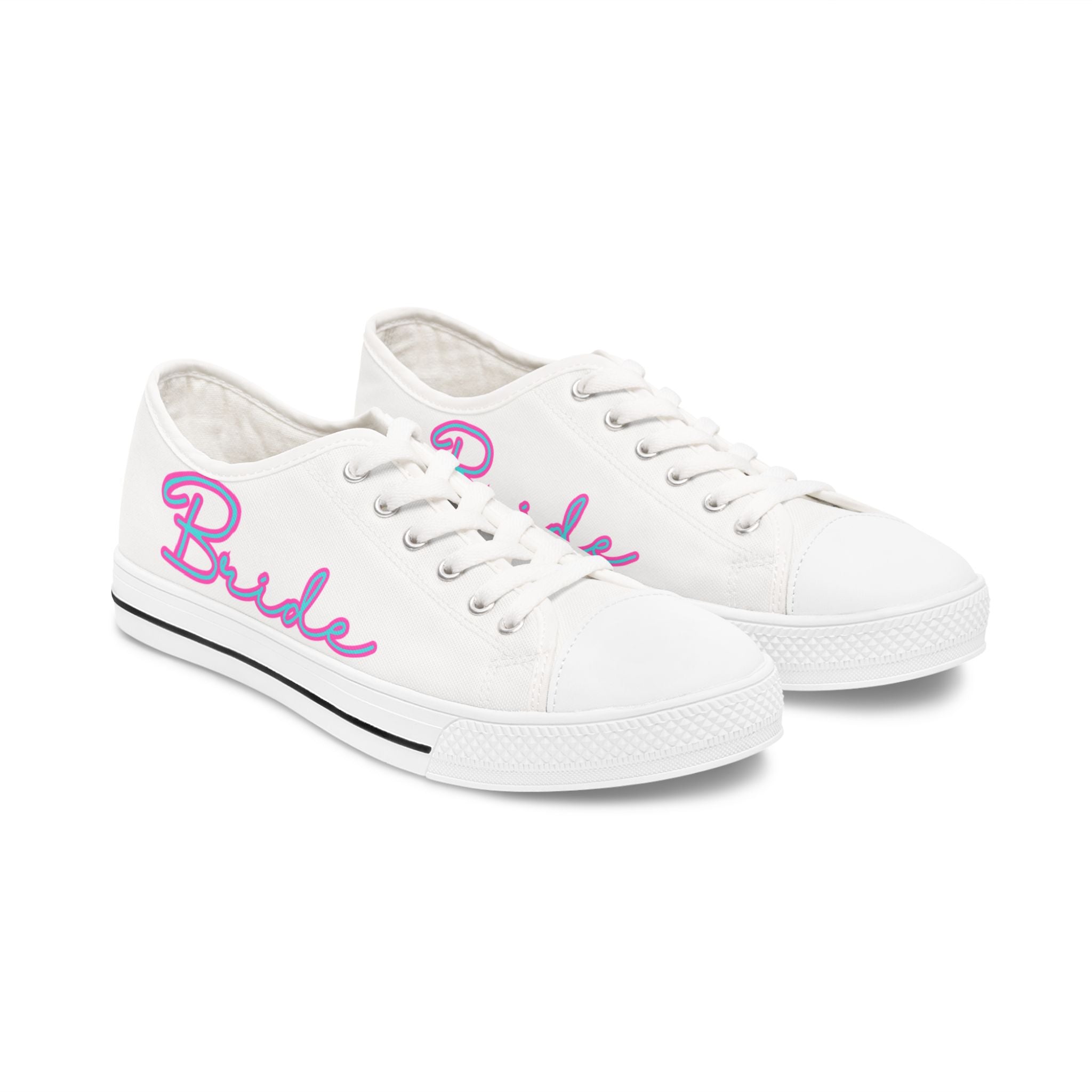 Bride Low Top Sneakers, Wedding Shower Gifts, Bachelorette Party Shoes, Gift for the Bride, Women's Wedding Sneakers, Wedding Gift Ideas