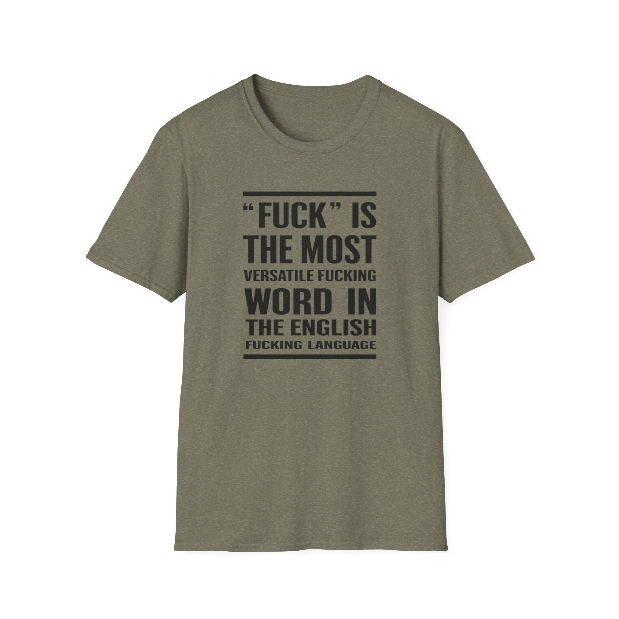 Funny Sarcastic Unisex Softstyle T-Shirt, Adult Humor Tee Birthday christmas Gifts, Funny Swear Words, Offensive Shirt, Rude Graphic Tee
