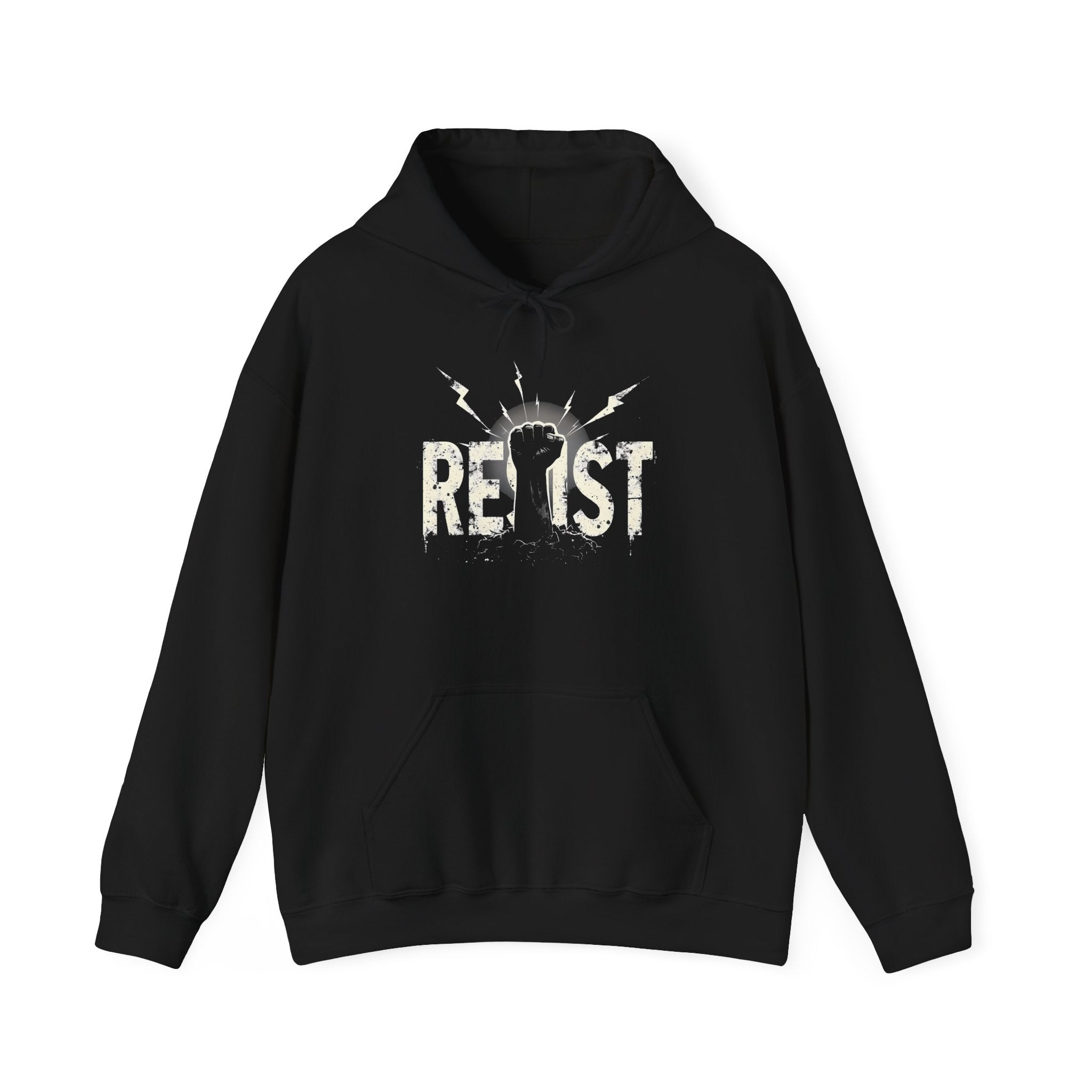 Resist Anti Trump Hoodie, Political Activists Sweatshirt, Protest Statement Apparel, Resist Movement Jumper, Unisex Heavy Blend™ Hooded