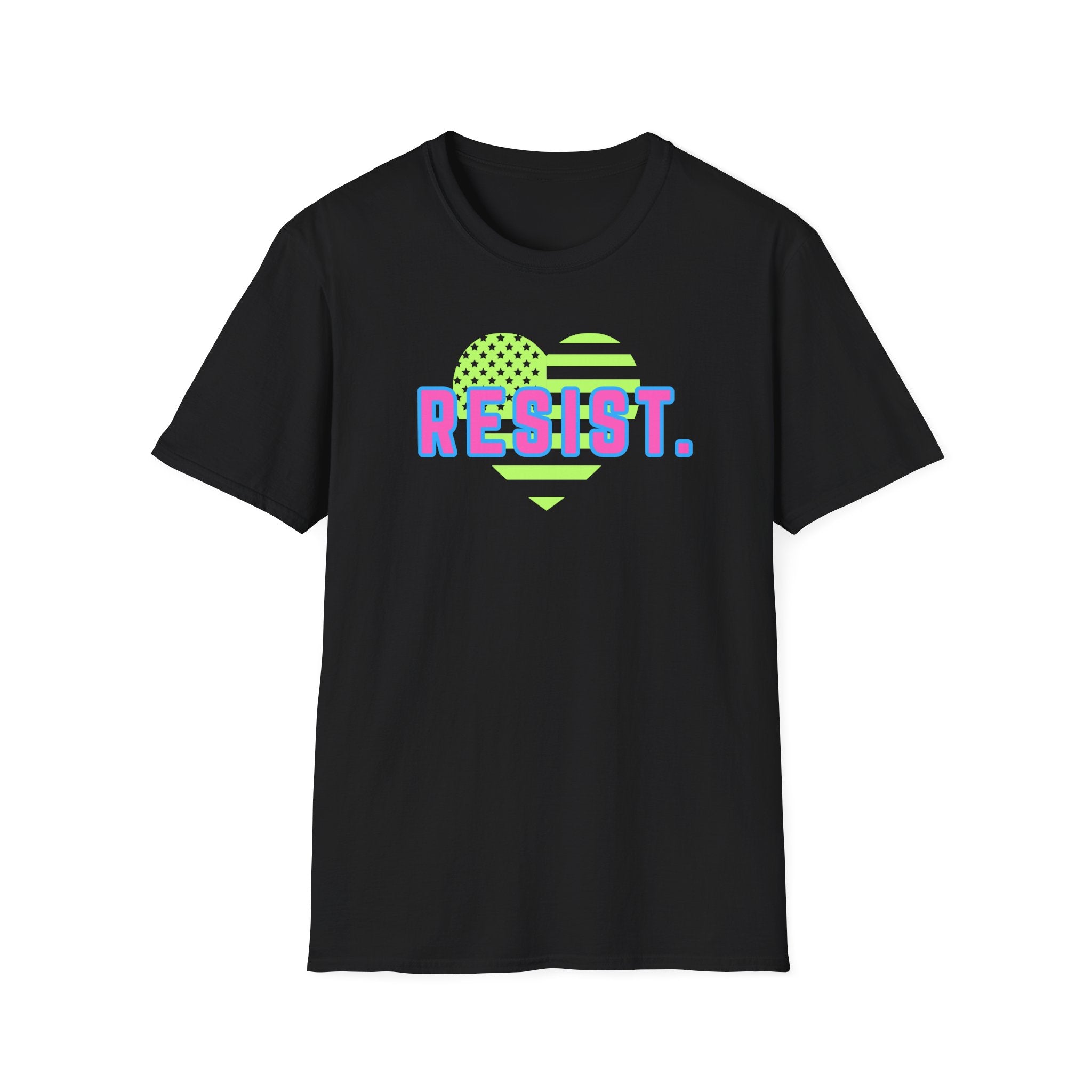Activist Anti Trump Resist Protest Unisex Softstyle T-Shirt, Activist Tee, Human Rights Apparel, FDT Political Statement Shirt, Social Justice Clothing
